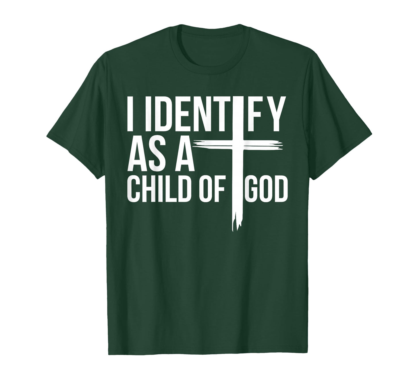 Christian Lovers Jesus I identify as a Child Of God Jesus T-Shirt