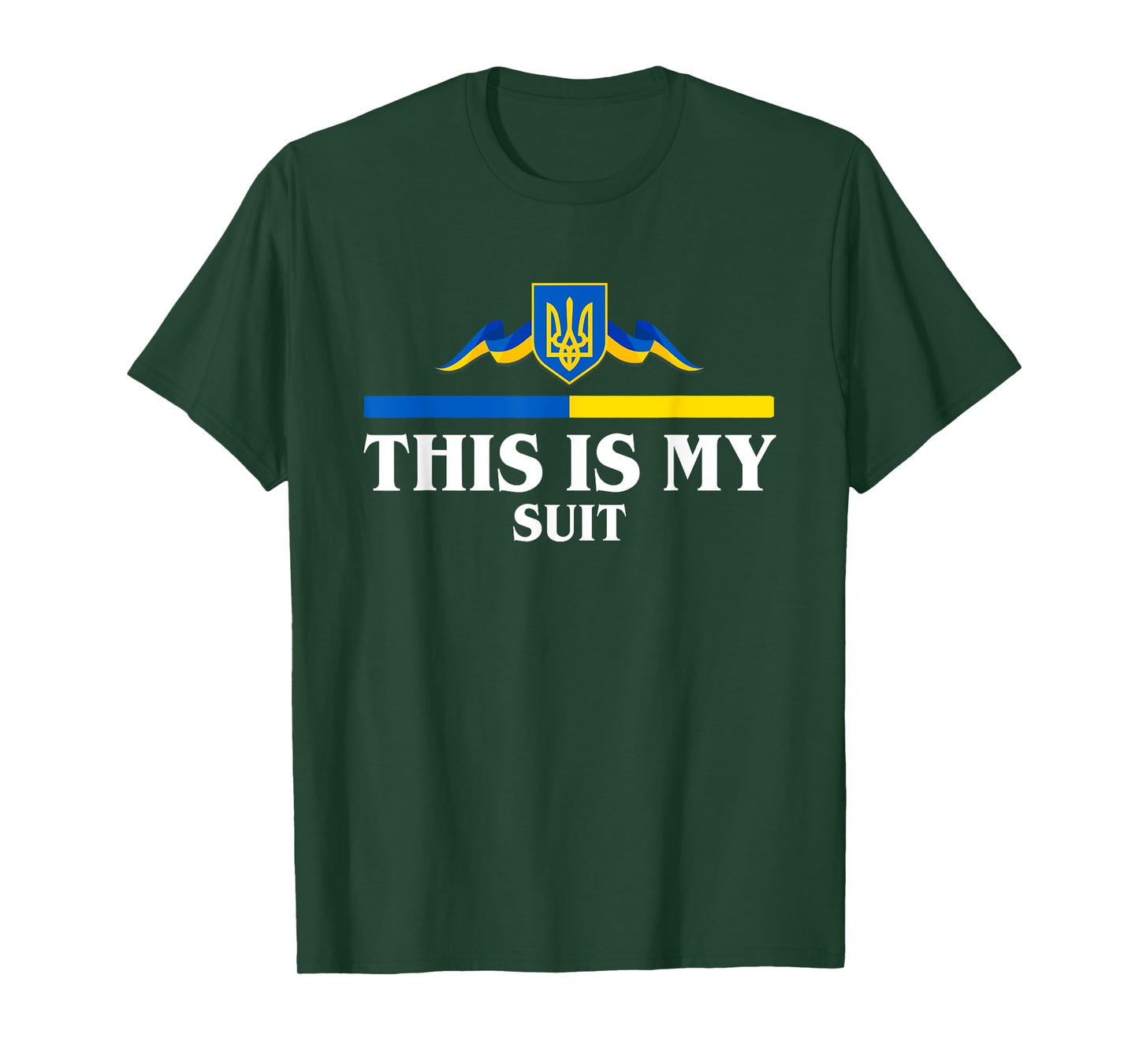 This Is My Suit Support Zelensky, Ukrainian Suit T-Shirt