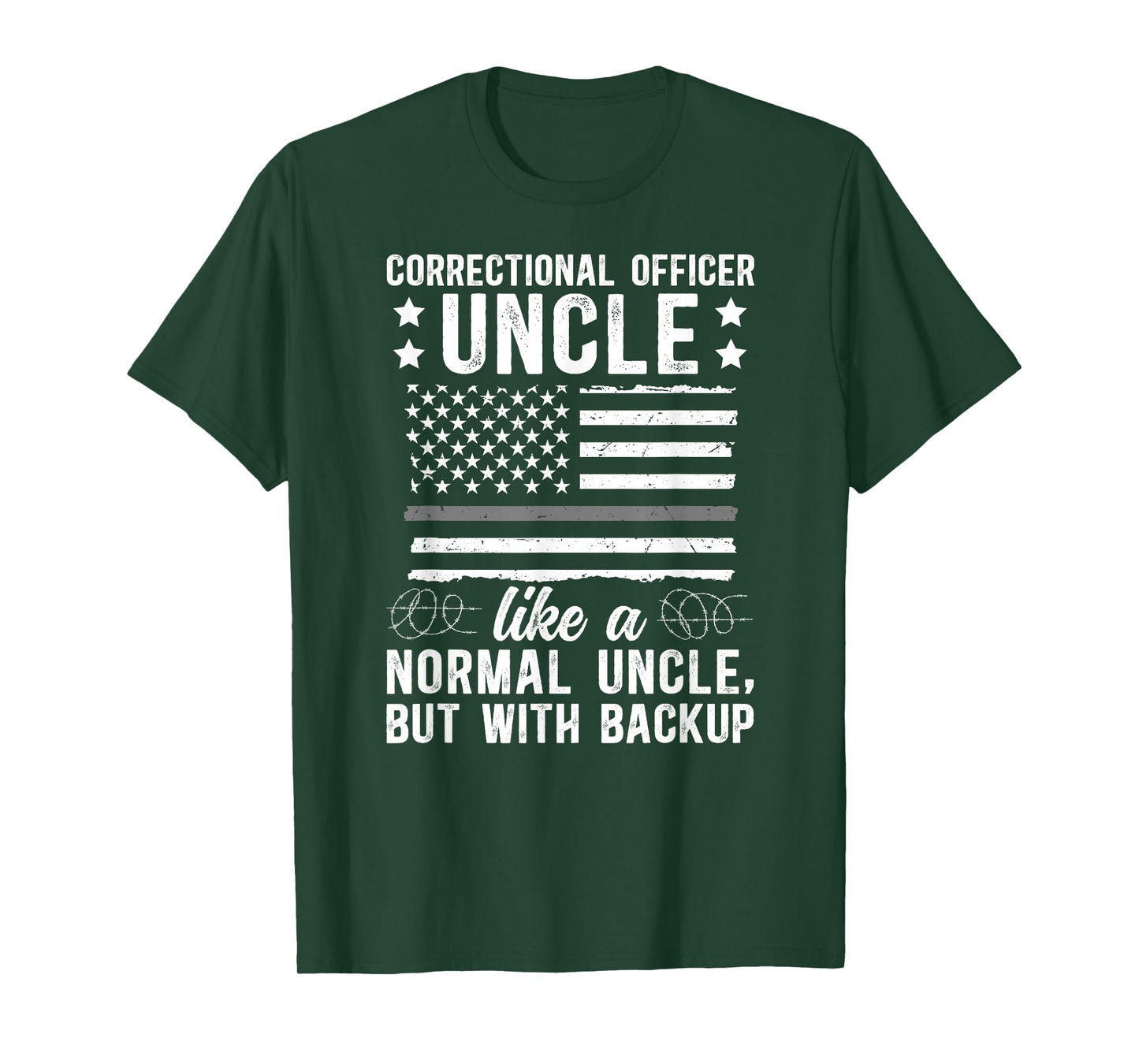 Proud Corrections Uncle Of A Correctional Officer Uncle T-Shirt