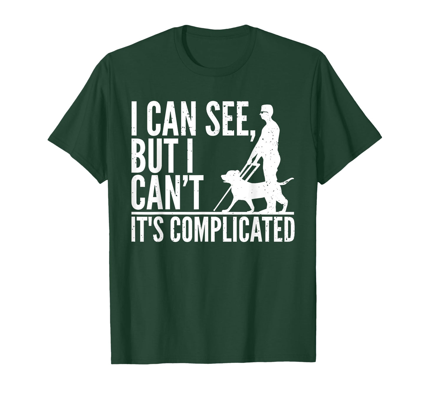 Blind Person Art For Men Women Blind People Sight Impaired T-Shirt