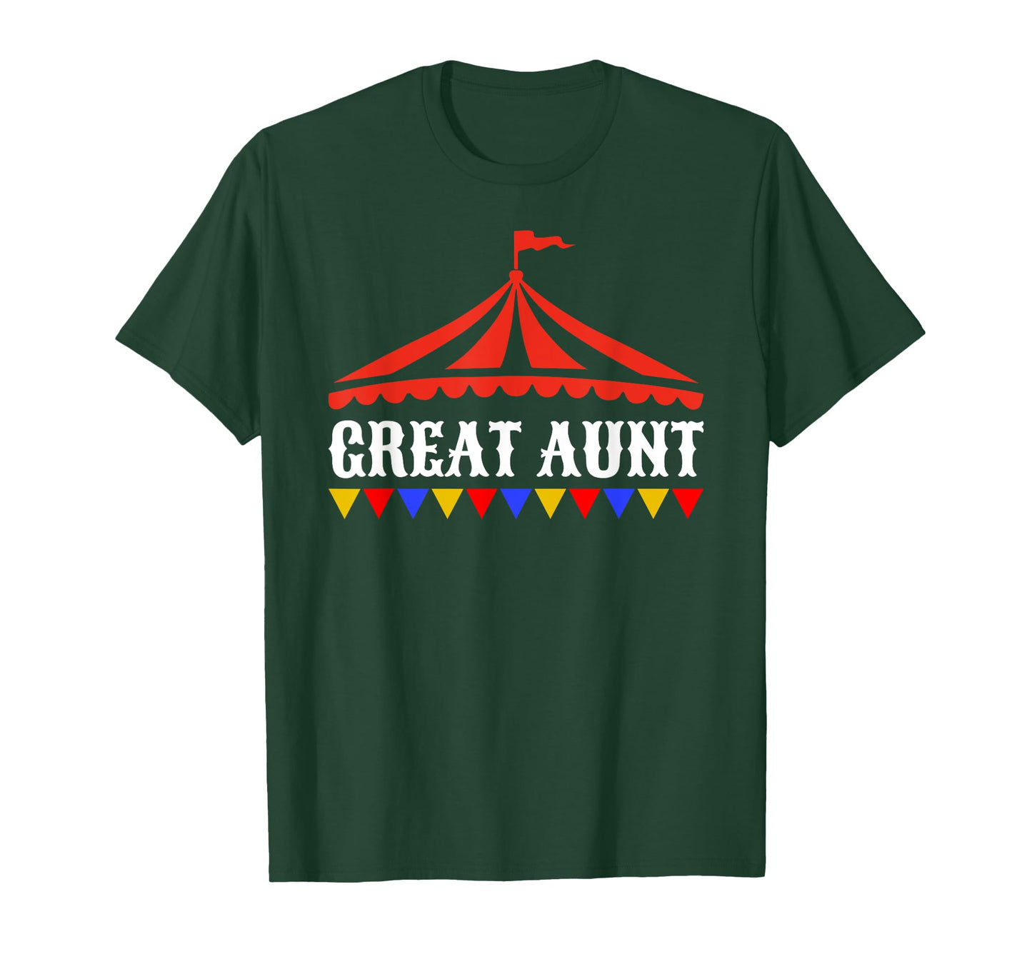 Circus Great Aunt of The Birthday Boy & Girl Carnival Family T-Shirt