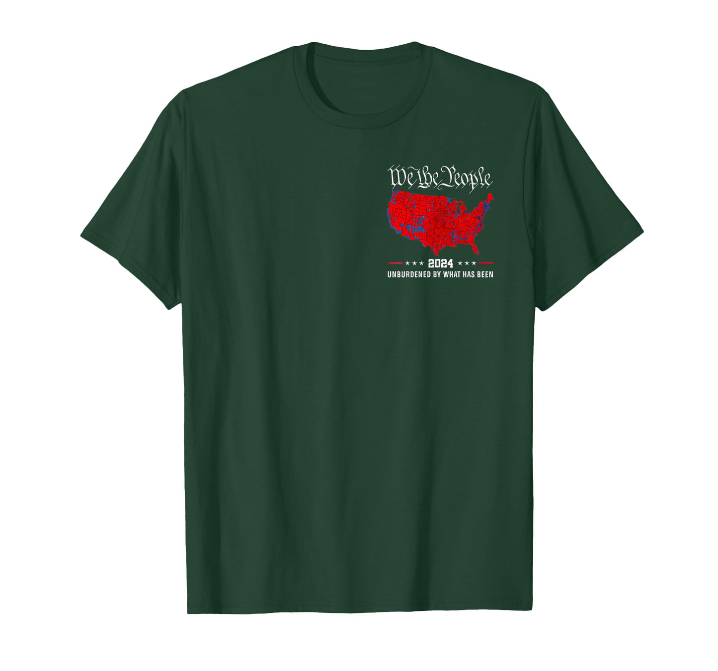 2024 Trump Winner Election Map Unburdened By What Has Been T-Shirt