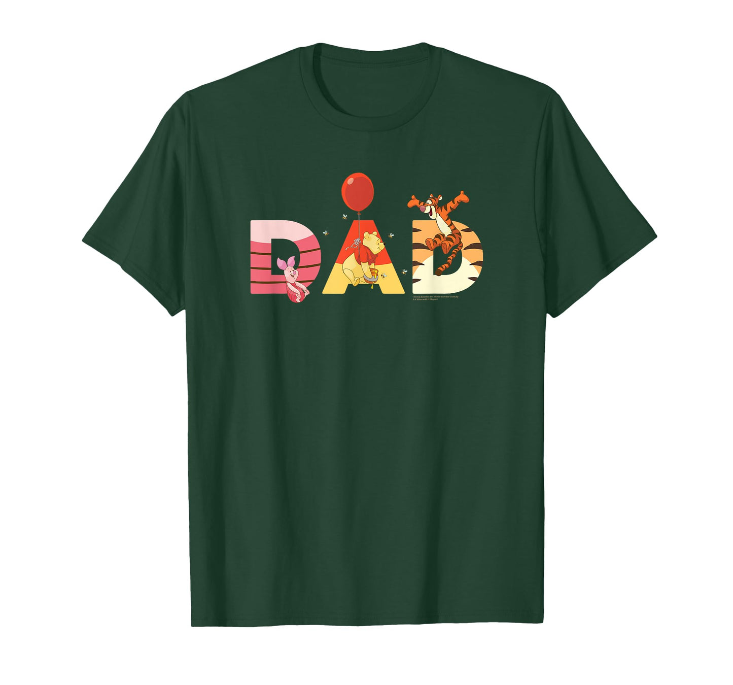 Disney Winnie the Pooh and Friends Dad Father’s Day Birthday T-Shirt