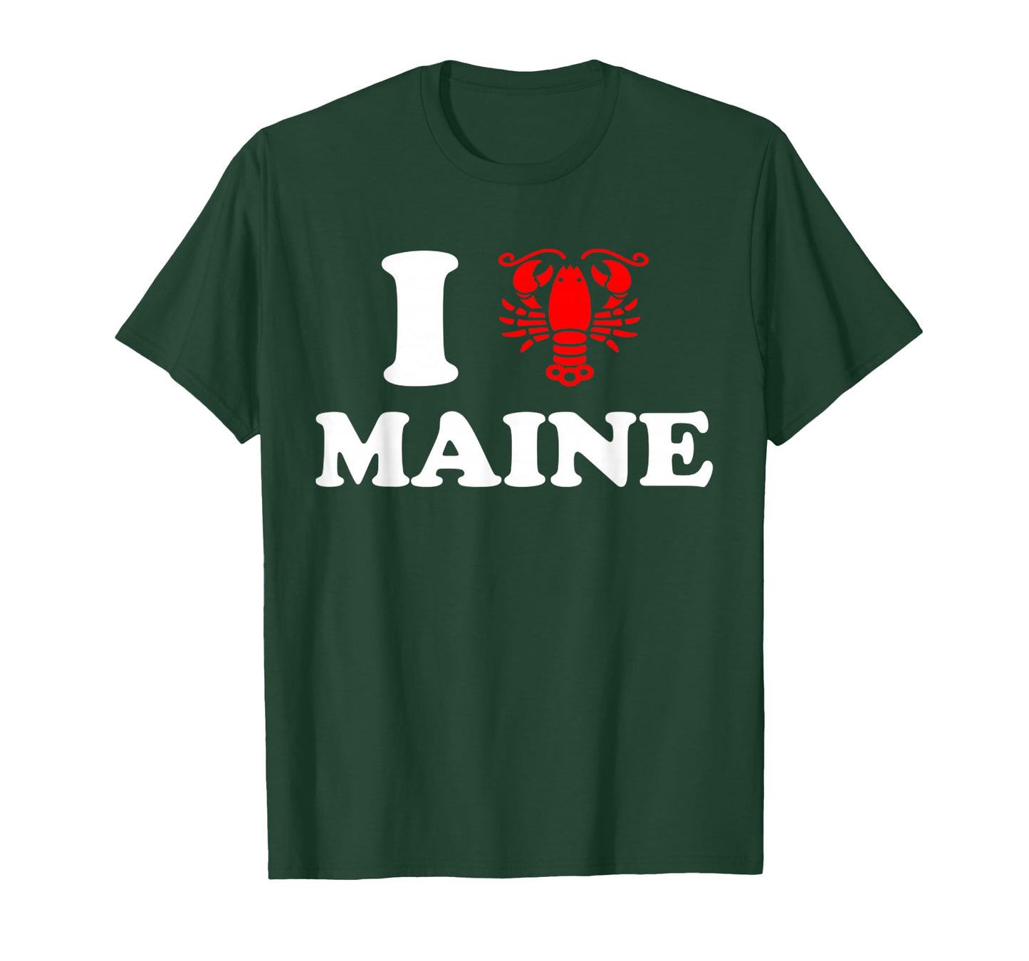 Funny Reacher I Heart Maine Lobster T-Shirt