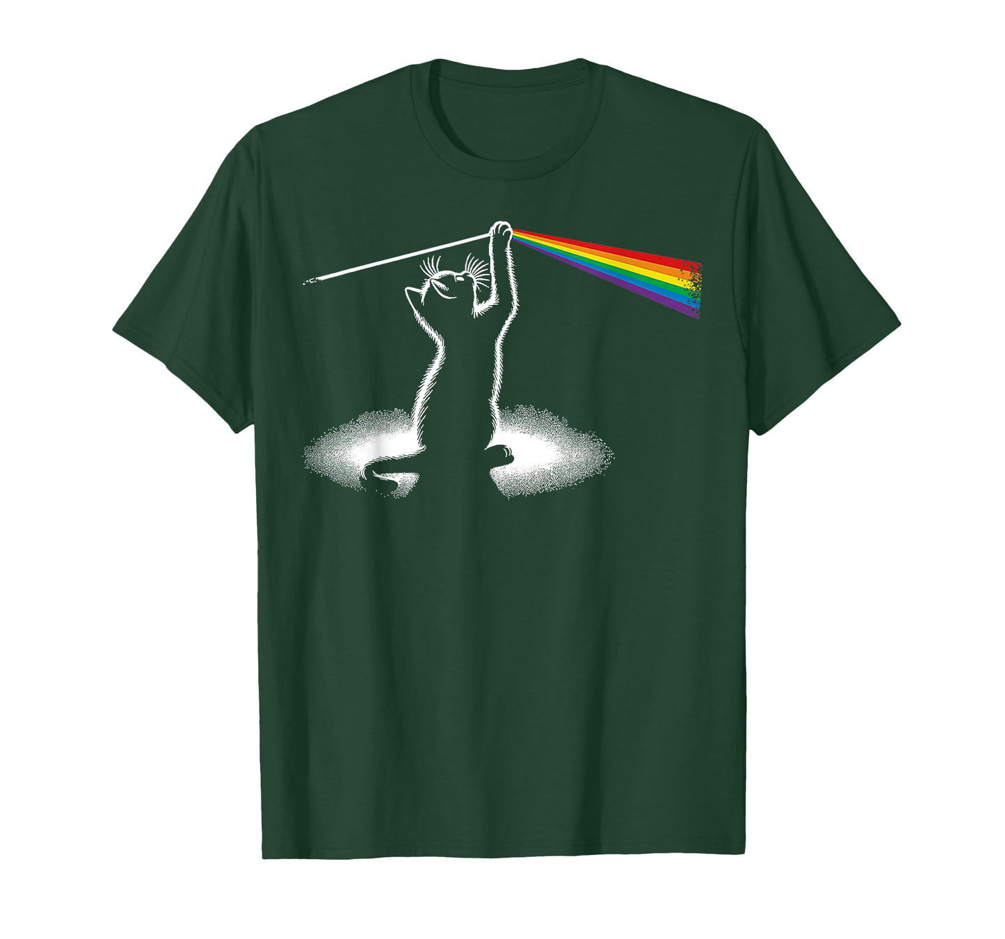 Funny Cat Rock Music Cat Lover Rock Gifts For Men Women Kids T-Shirt