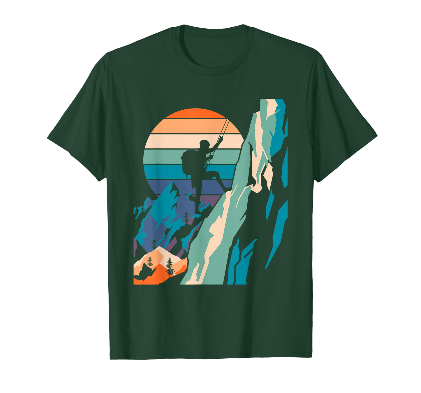 Mountain Climber Funny Rock Climbing Bouldering Men Women T-Shirt