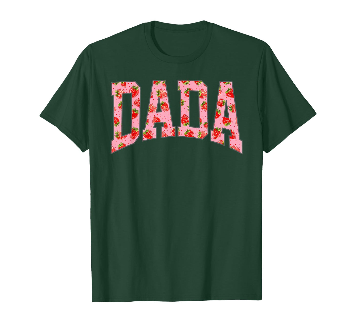 Dada Of The Berry Sweet One Strawberry First Birthday T-Shirt