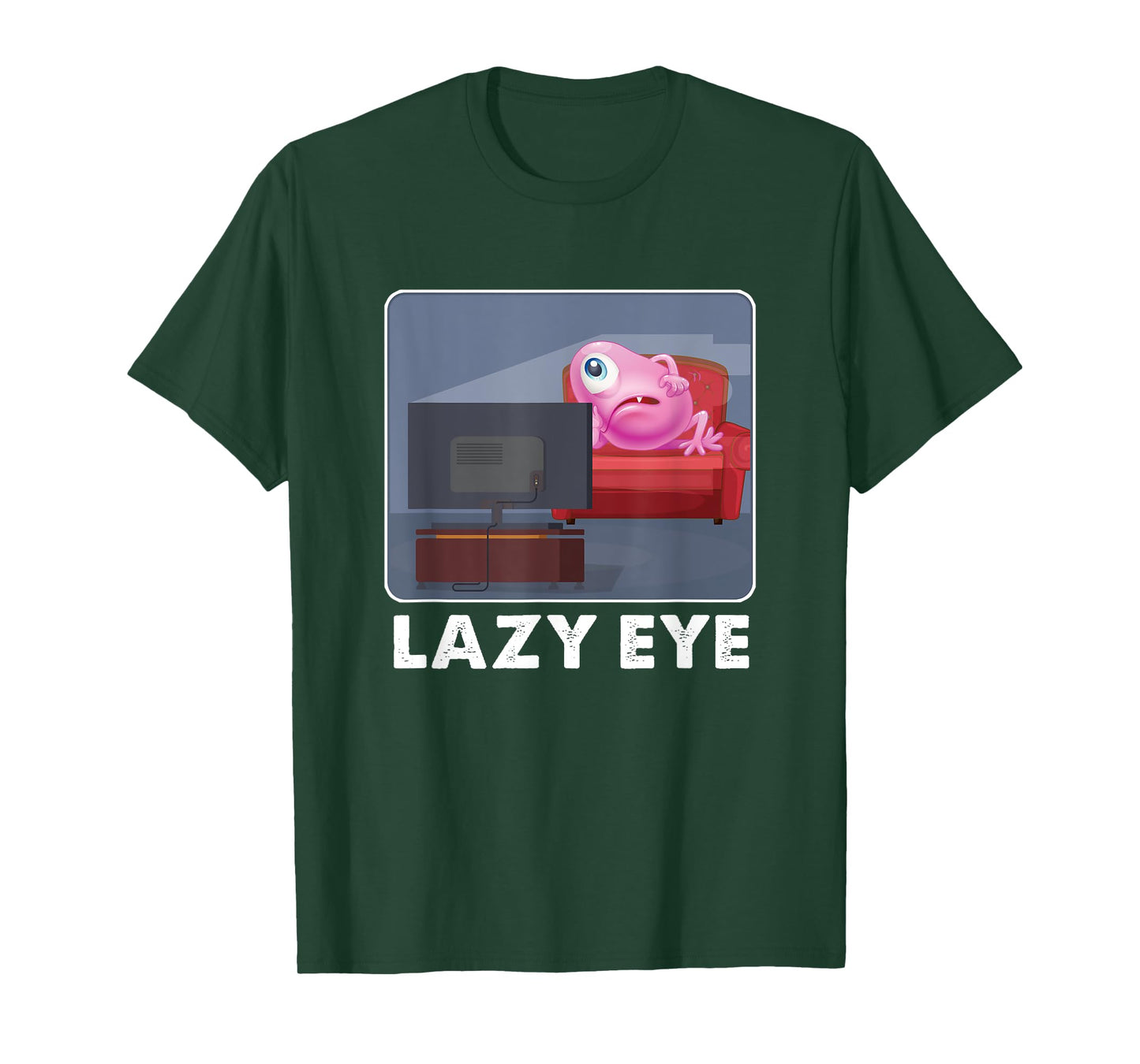 Lazy Eye Alien TV Recreation Gift T-Shirt