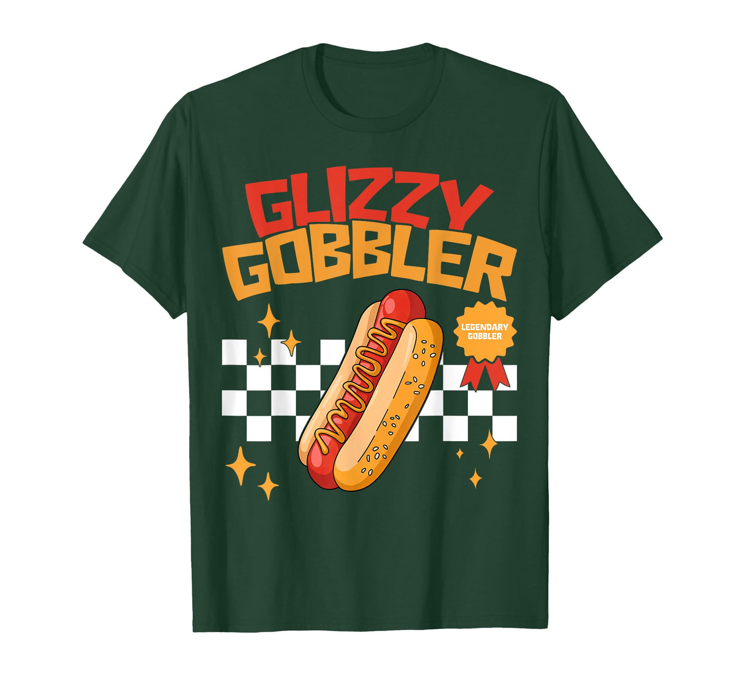 Glizzy Gobbler Funny Hot Dog Wiener Lover Food Humor T-Shirt