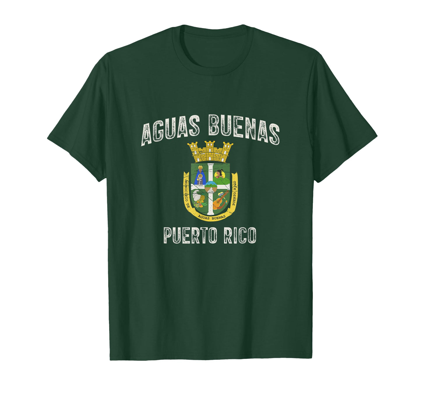 Aguas Buenas City in Puerto Rico, Aguas Buenas Armorial T-Shirt