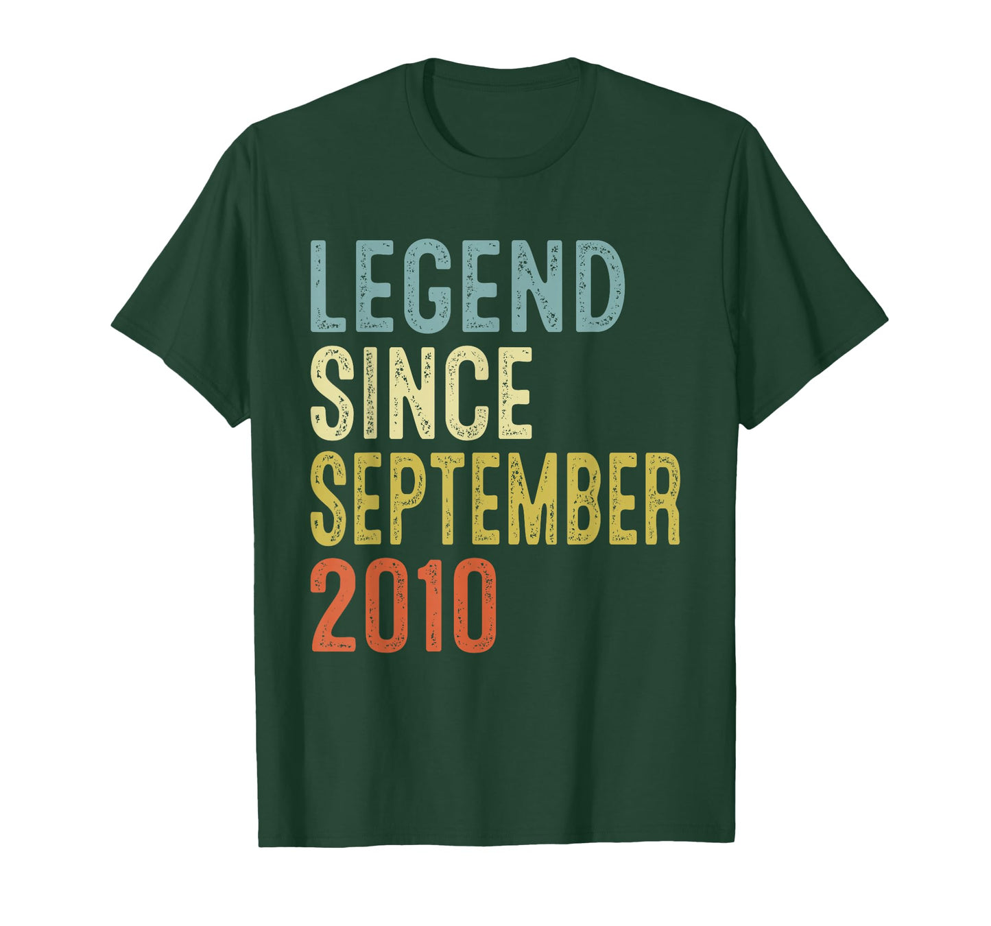 Legend Since September 2010 15th Birthday Gifts 15 Year Old T-Shirt