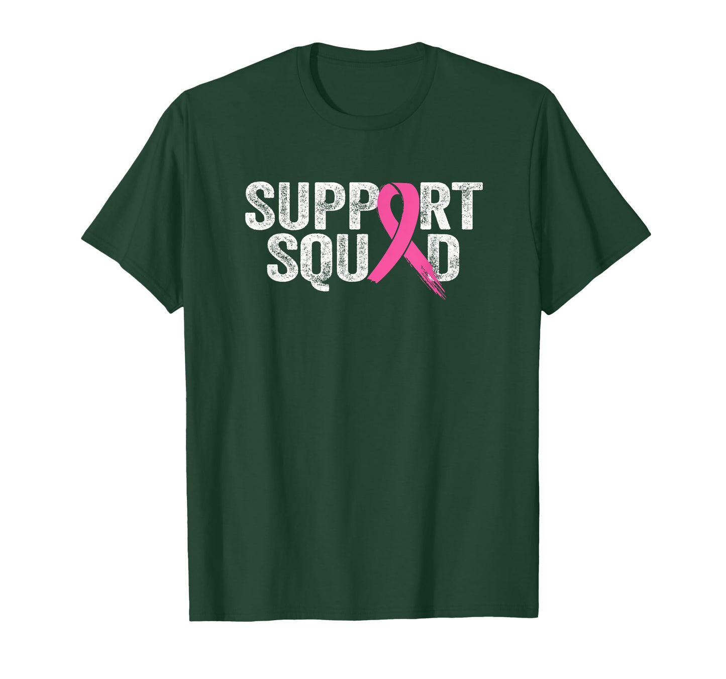 Support Squad Breast Cancer Awareness Month Pink Womens Mens T-Shirt