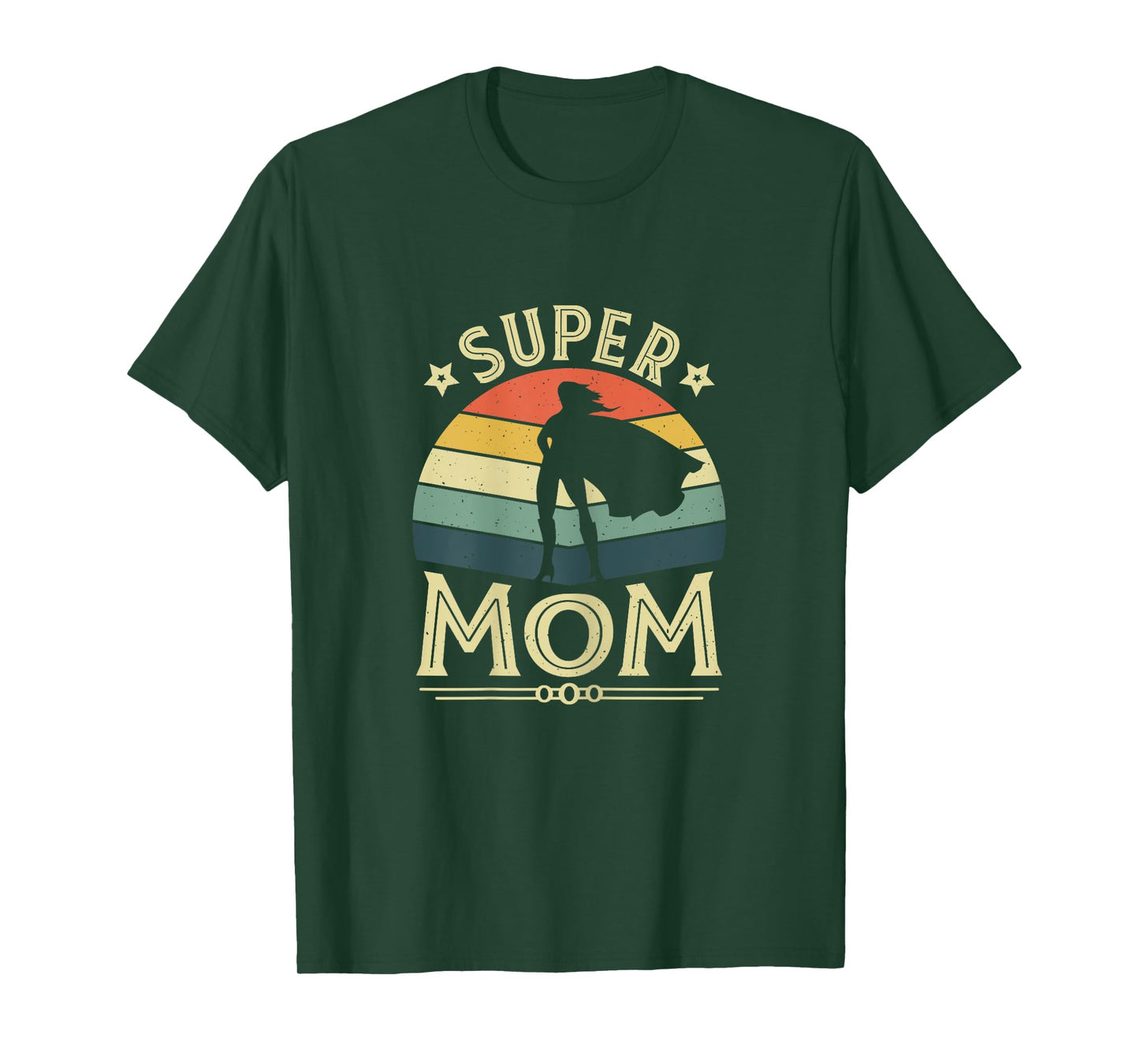 Super Mom Mama Mothers Day Mommy Vintage Mom T-Shirt