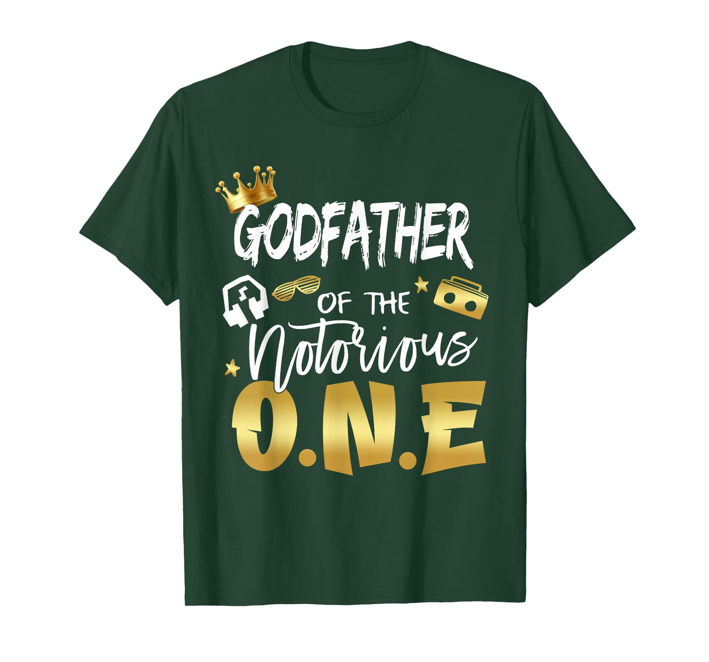 Godfather Of The Notorious One Old School 1st Birthday T-Shirt