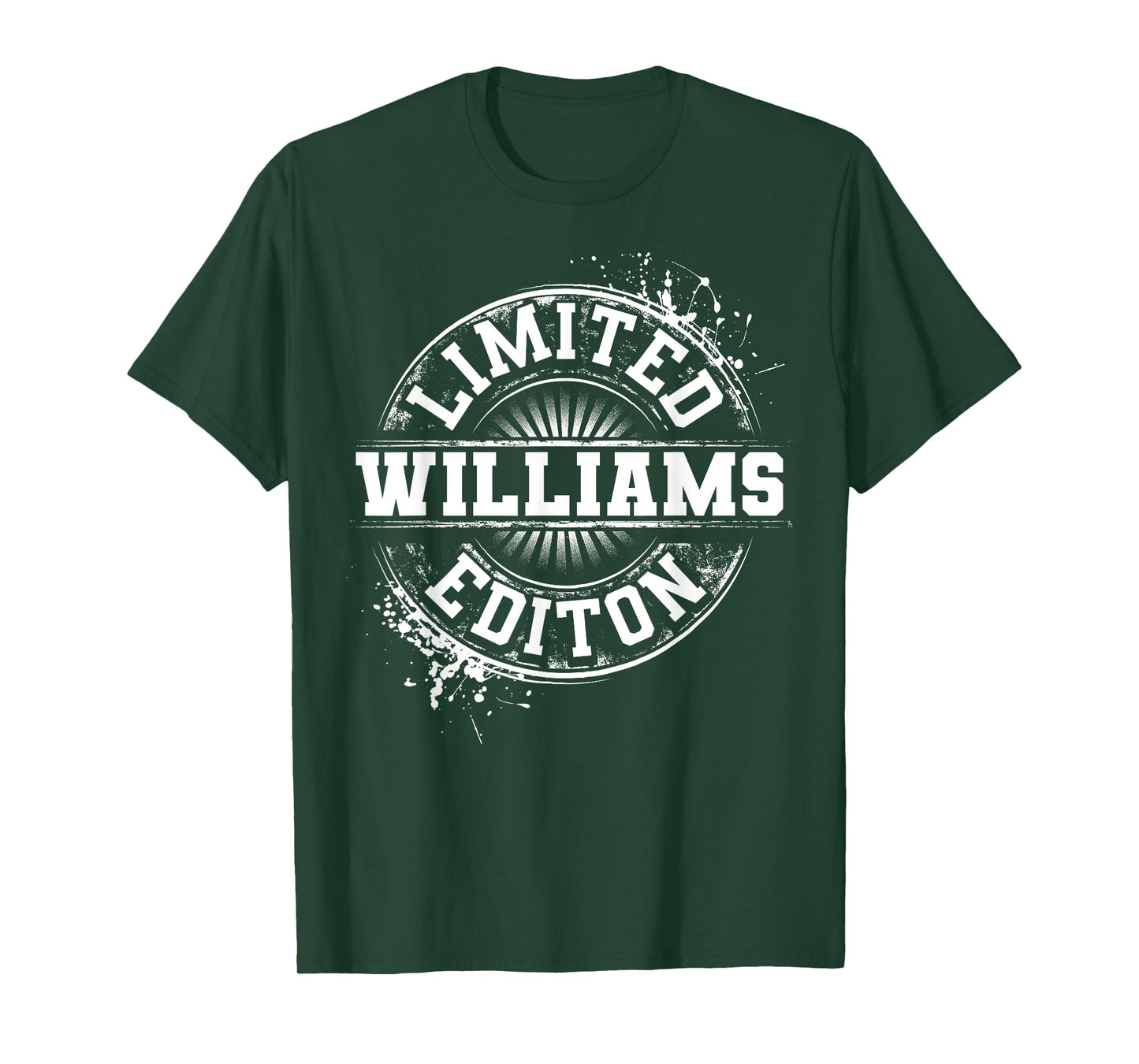WILLIAMS Funny Surname Family Tree Birthday Reunion Gift T-Shirt