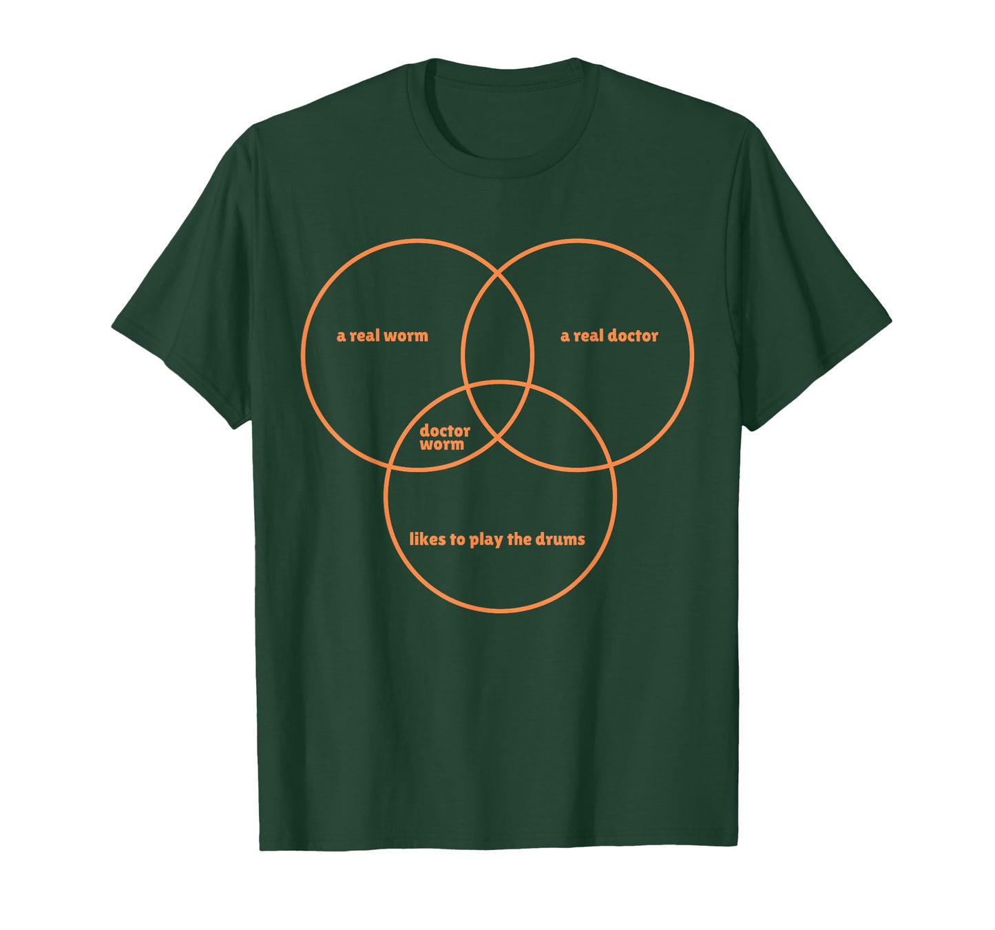 A Real Worm A Real Doctor Likes To Play The Drums T-Shirt