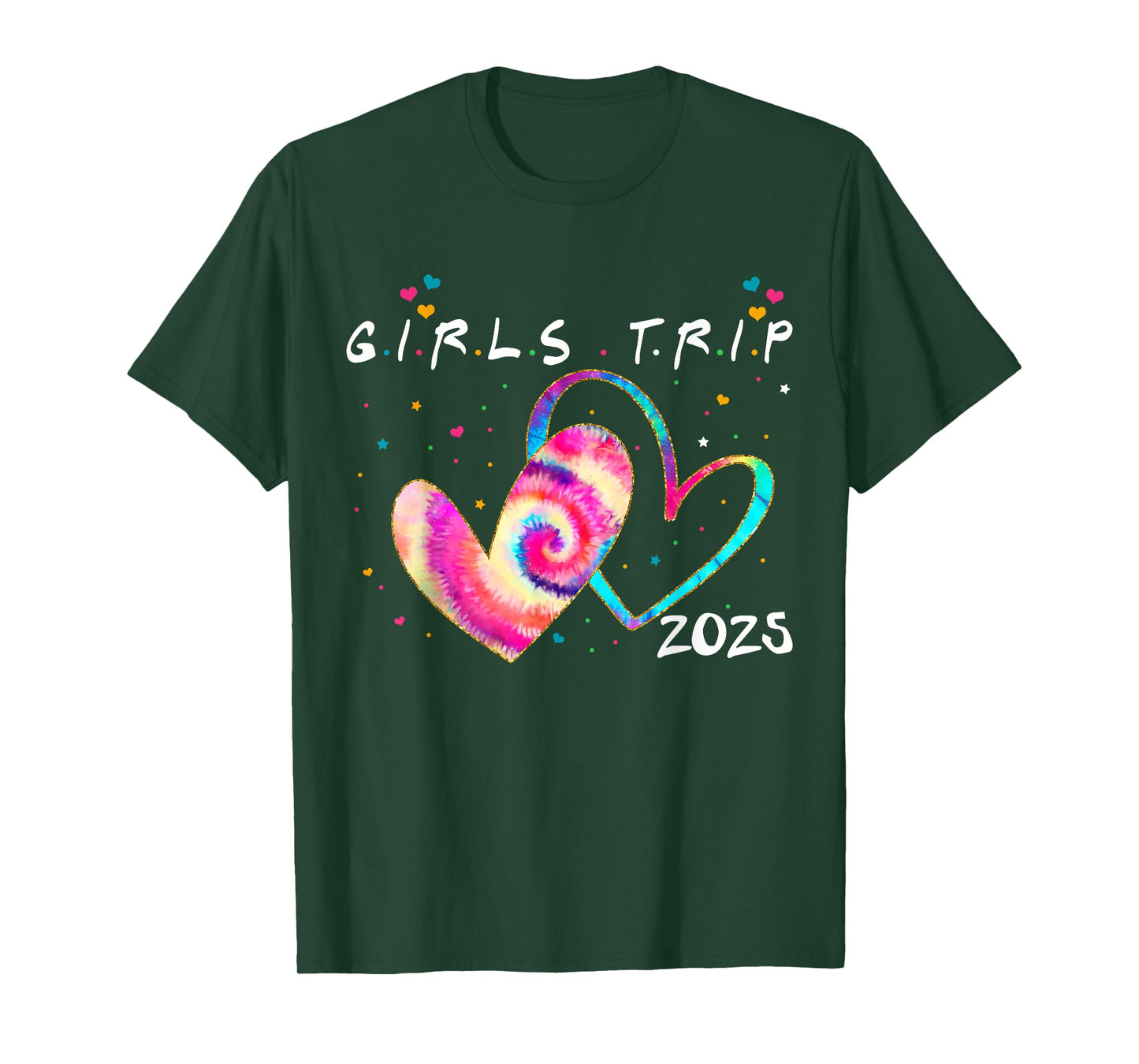 Girls Trip 2025 Summer Beach Vacation For Women Besties T-Shirt