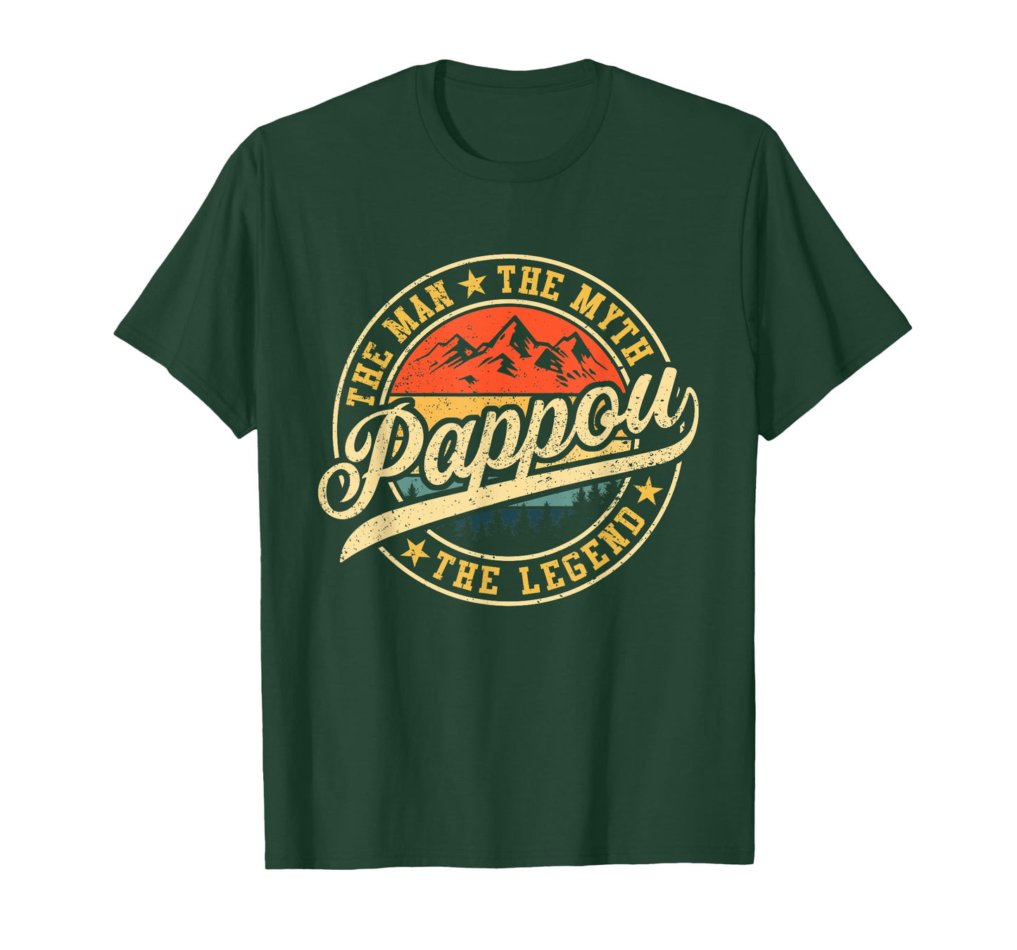 Pappou The Man The Myth The Legend Funny Father's Day T-Shirt