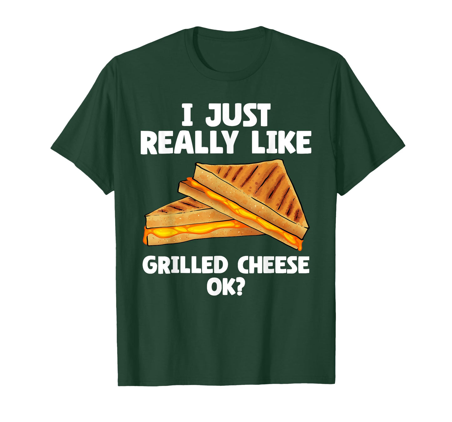 Grilled Cheese Design For Men Women Grilled Cheese Sandwich T-Shirt