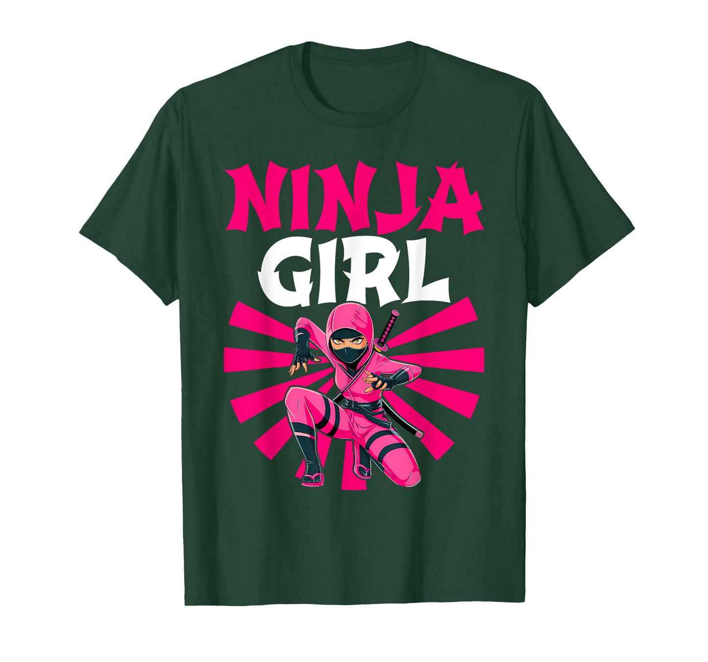 Cool Ninja Art For Women Girls Shinobi Ninja Training Ninja T-Shirt