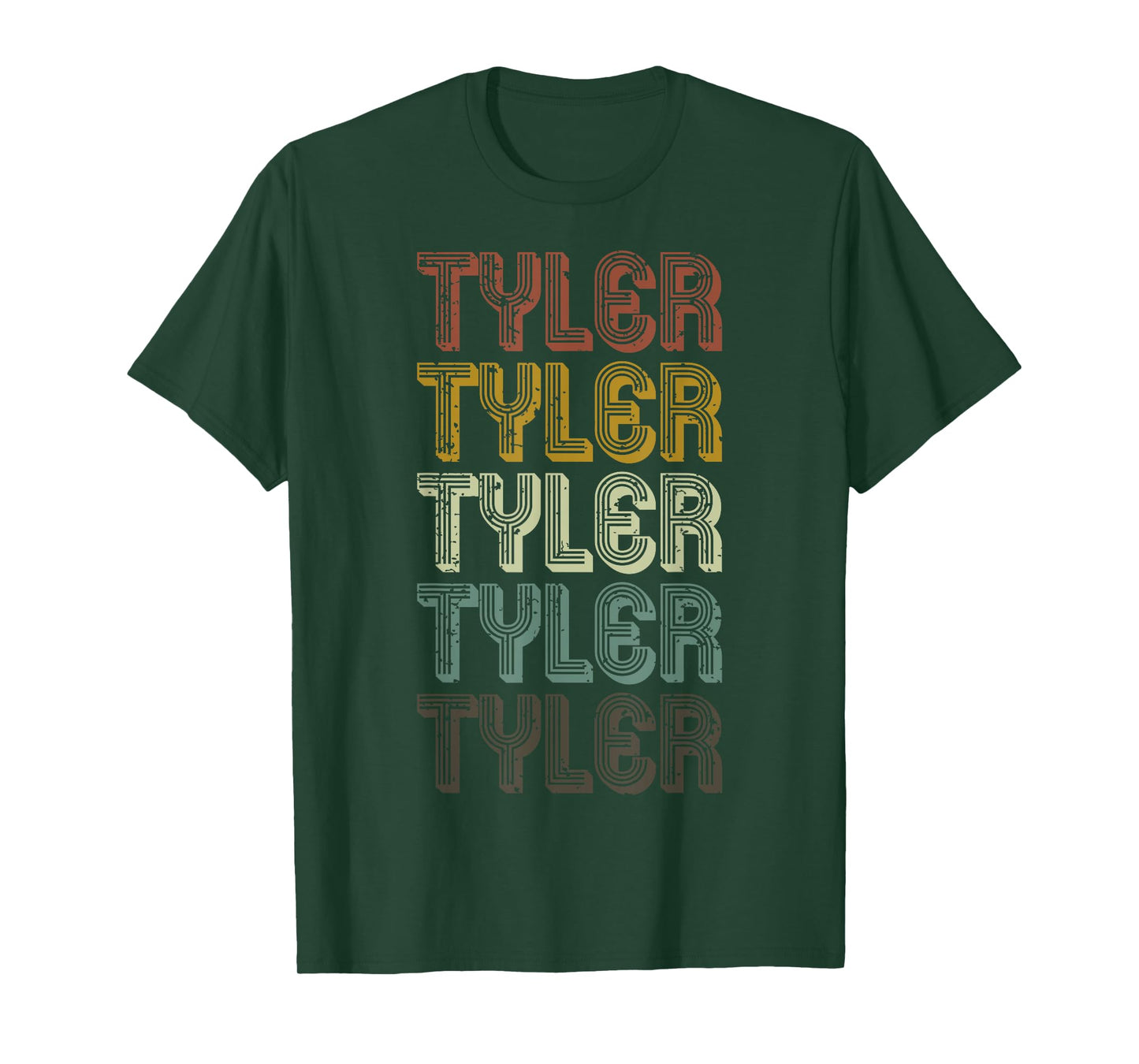 Retro Tyler First Name Personalized Tyler Groovy Vintage T-Shirt