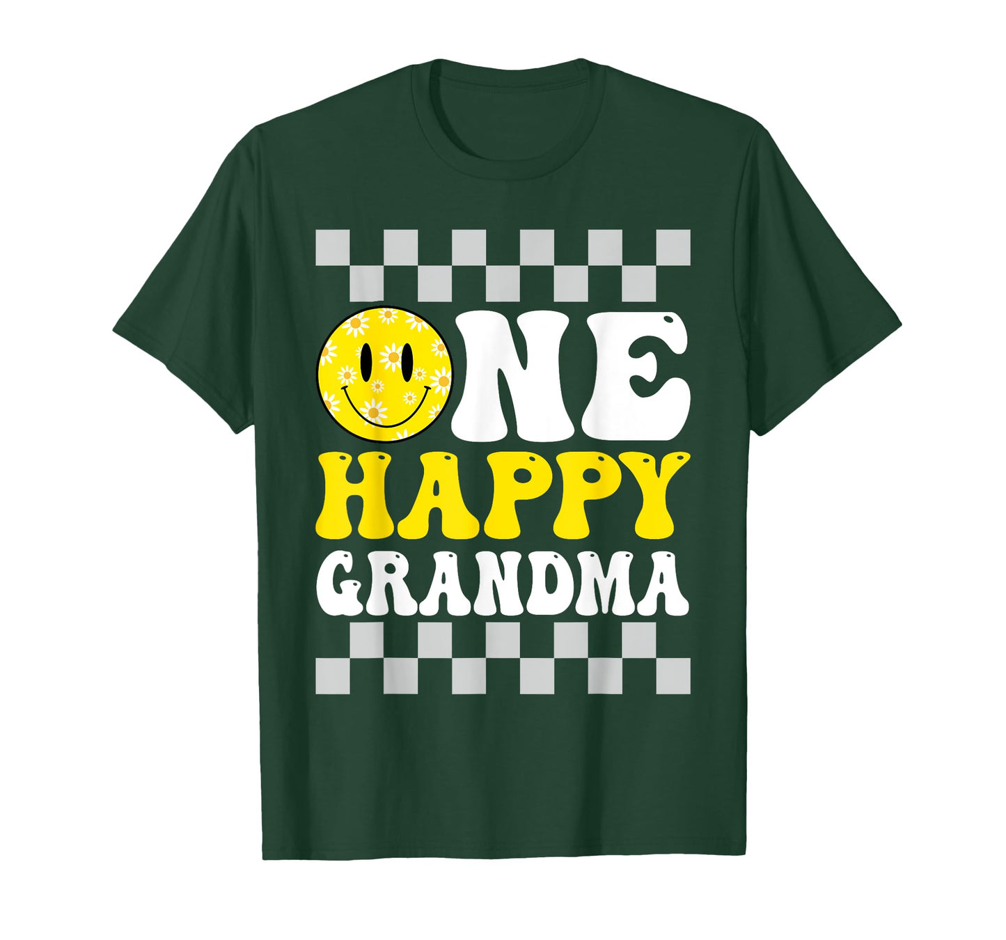 One Happy Dude Grandma 1st Birthday Family Matching T-Shirt