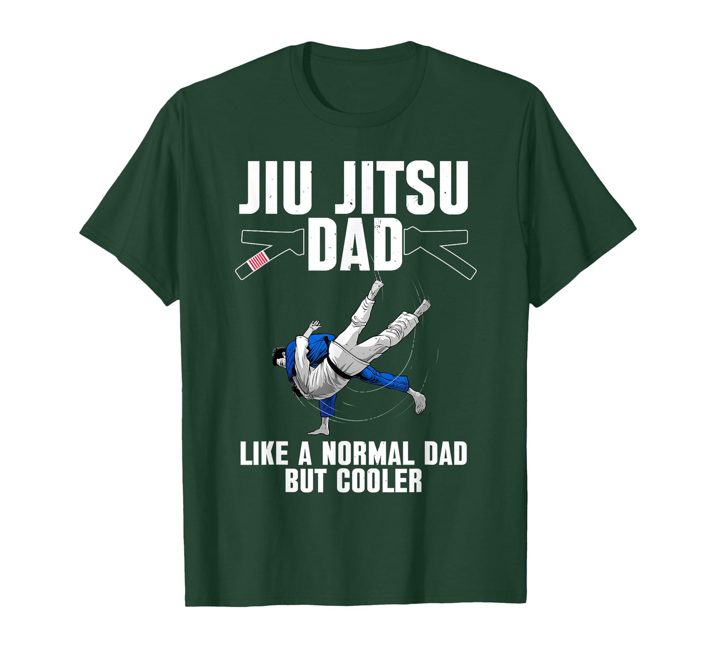 Cool Jiu Jitsu Art for Dad Father BJJ Brazilian Jiu Jitsu T-Shirt
