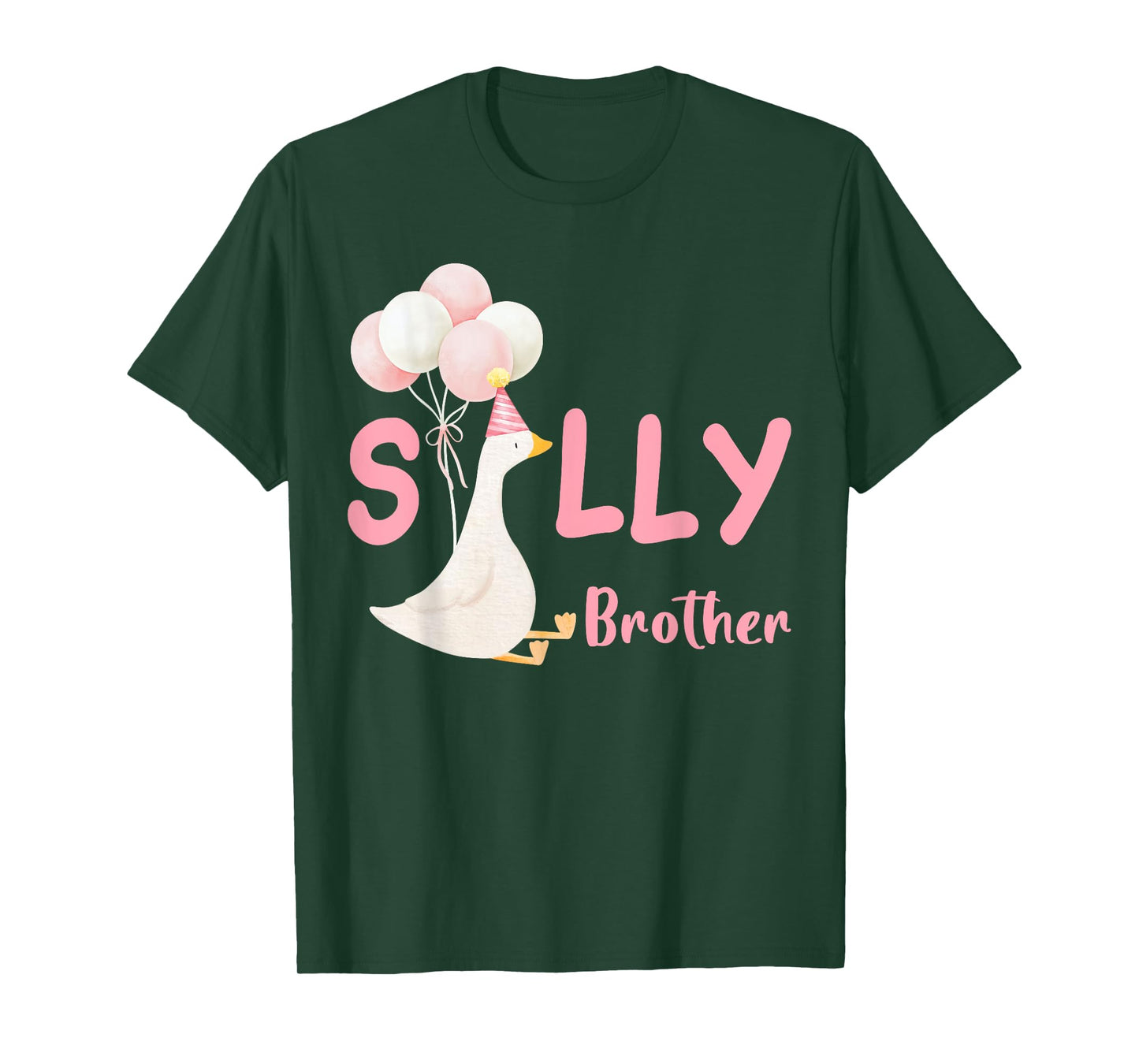 Silly Brother Goose Family Matching Birthday Squad Crew T-Shirt