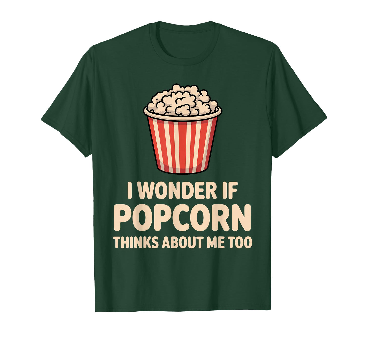 Funny Popcorn Themed for Men Women Adults Kids Popcorn Lover T-Shirt