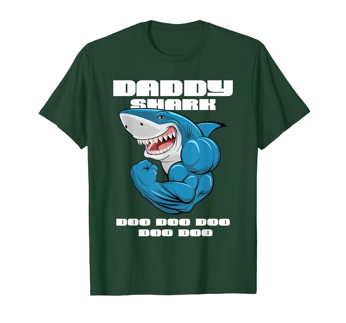 Daddy Shark shirt Funny Fathers Day gift for Kids Mens dad T-Shirt