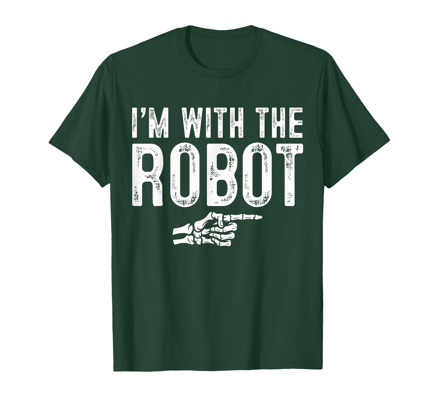 I'm with The Robot Easy Costume Halloween Couples Matching T-Shirt