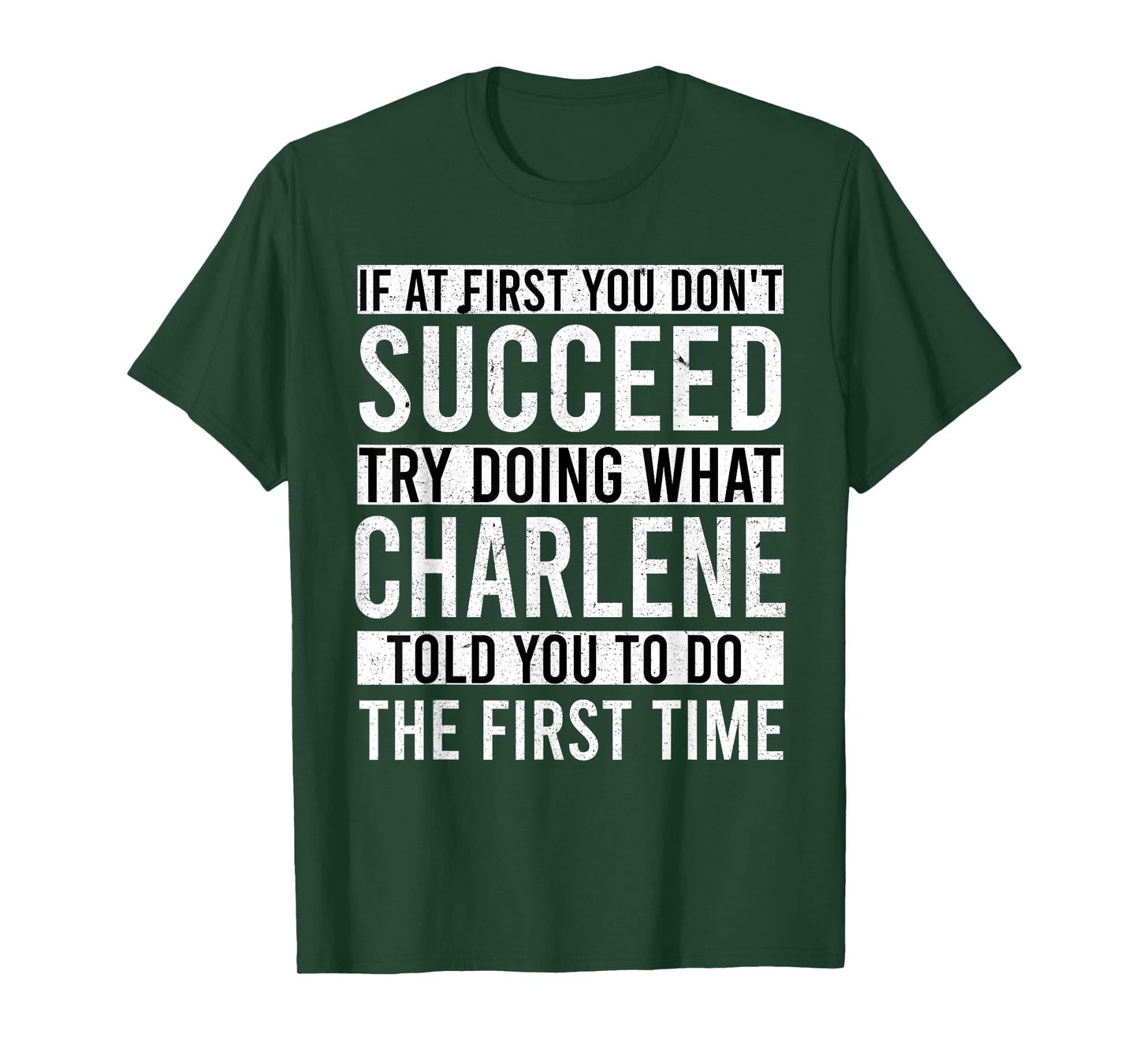 CHARLENE Name Personalized Joke Funny Men Fathers Gifts Idea T-Shirt