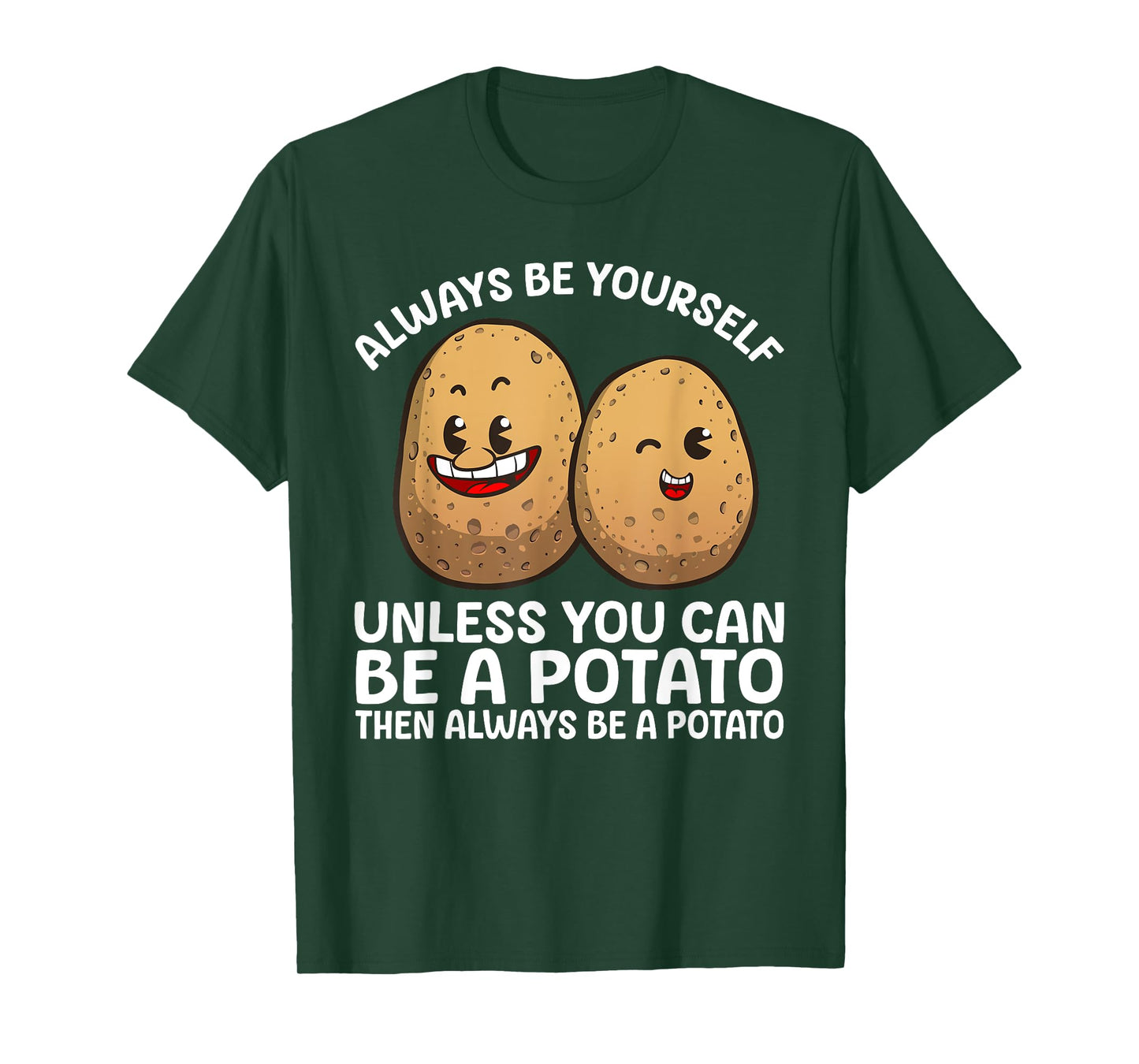 Cute Potato Costume For Men Women Kids Potaty Novelty Potato T-Shirt