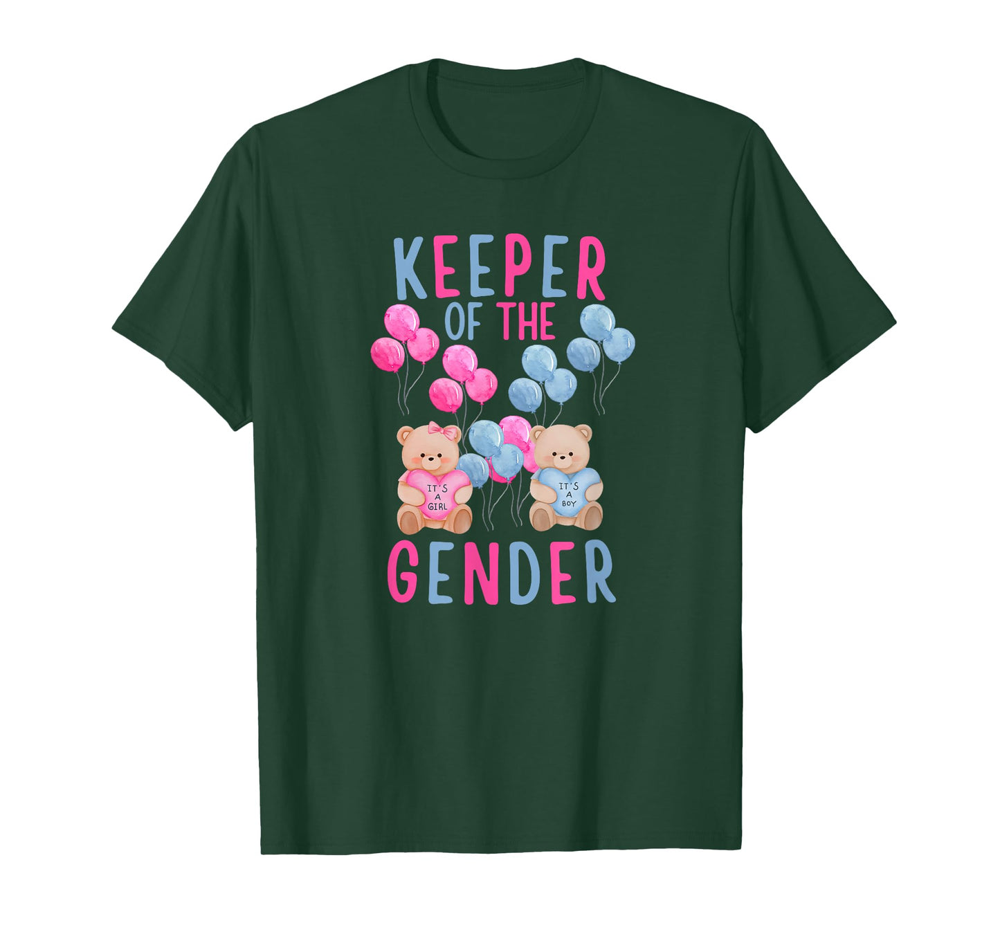 Keeper of The Gender Reveal Party Gender Reveal Ideas T-Shirt