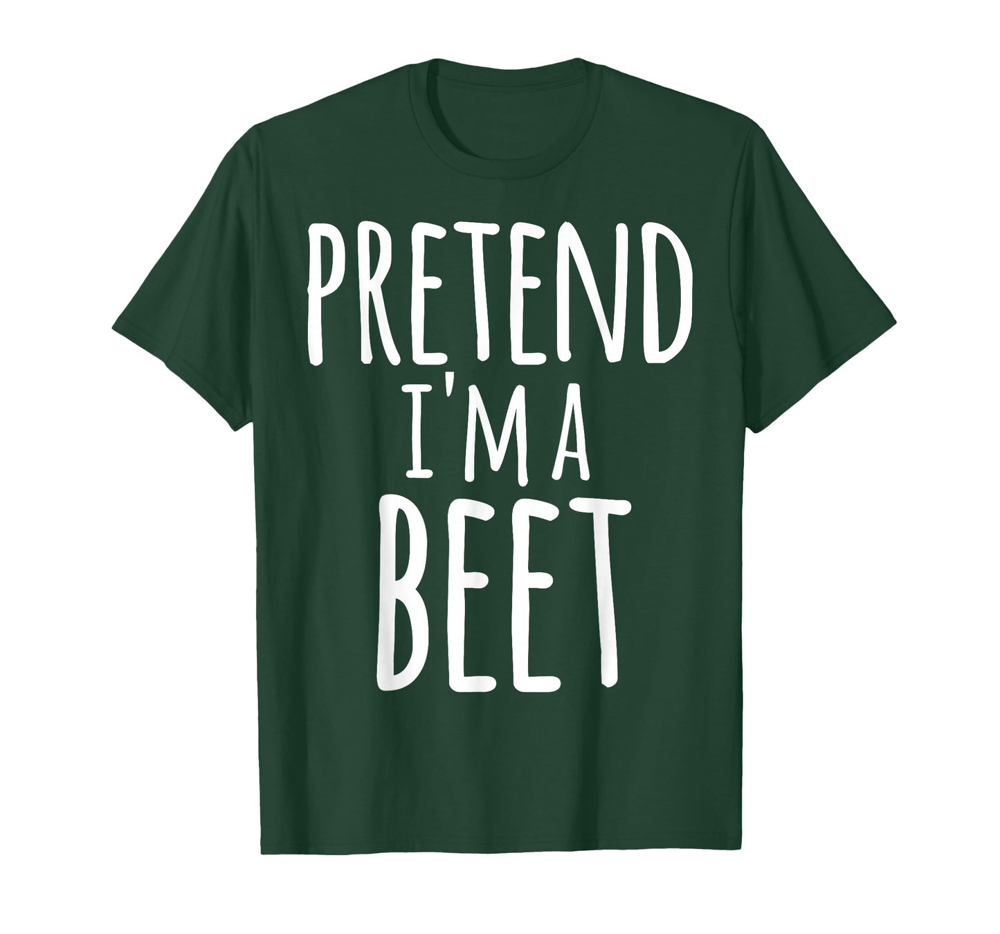 Funny Easy Lazy Quick Halloween PRETEND I'M A BEET Costume T-Shirt