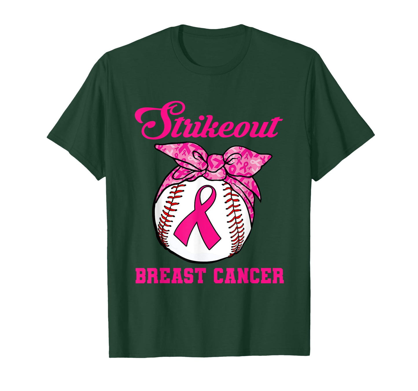 Strike Out Breast Cancer Awareness Baseball Fighters T-Shirt