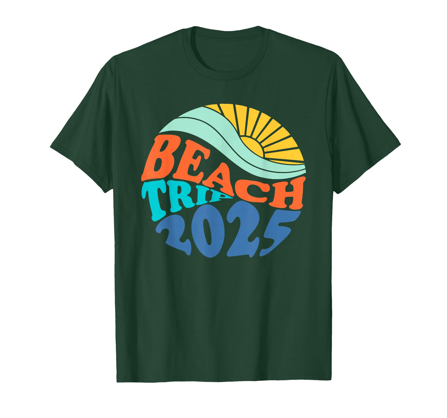 Beach Trip 2025 Beach Matching Family Summer Vacation T-Shirt