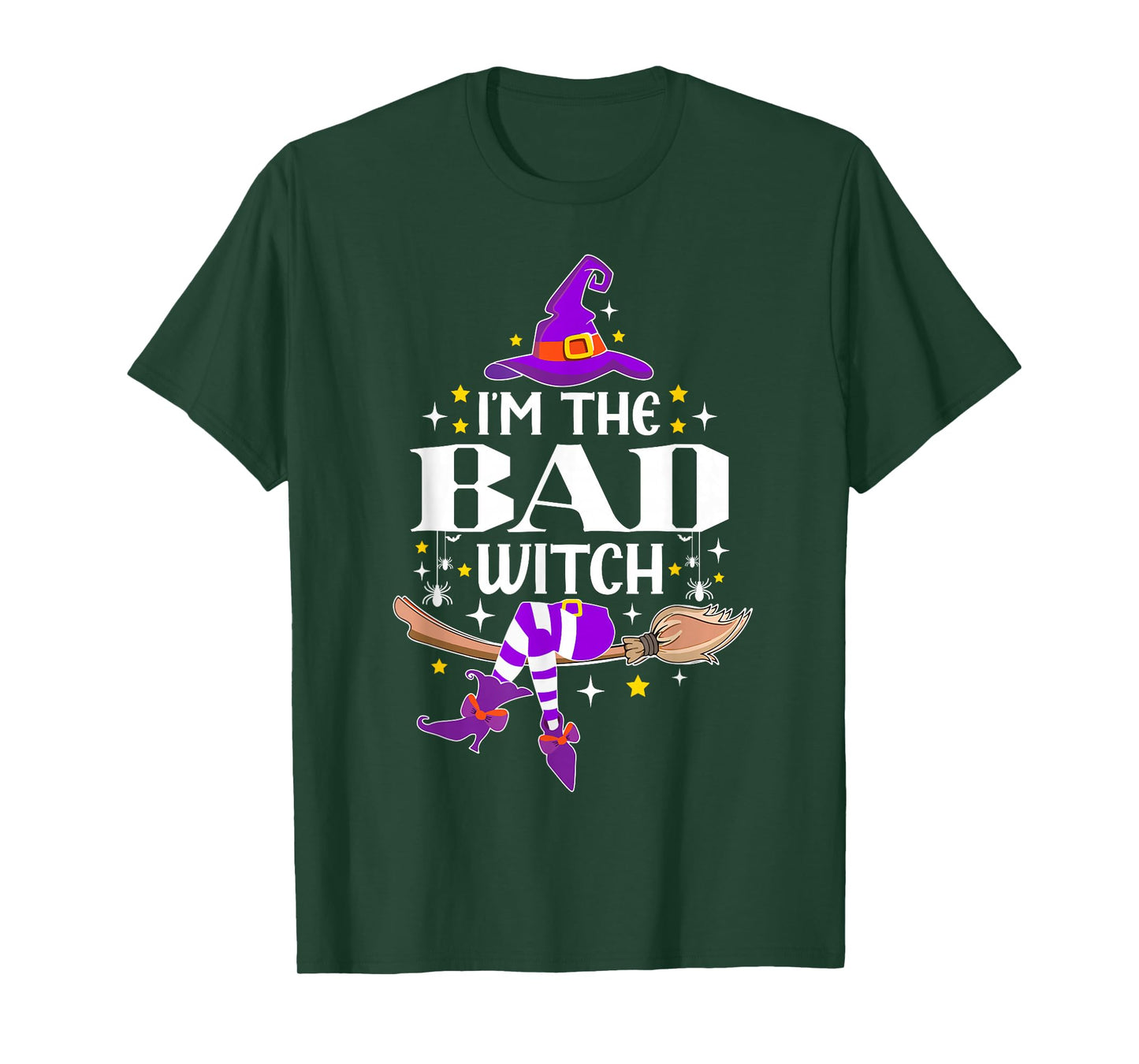 I'm The Bad Witch Halloween Matching Group Costume T-Shirt