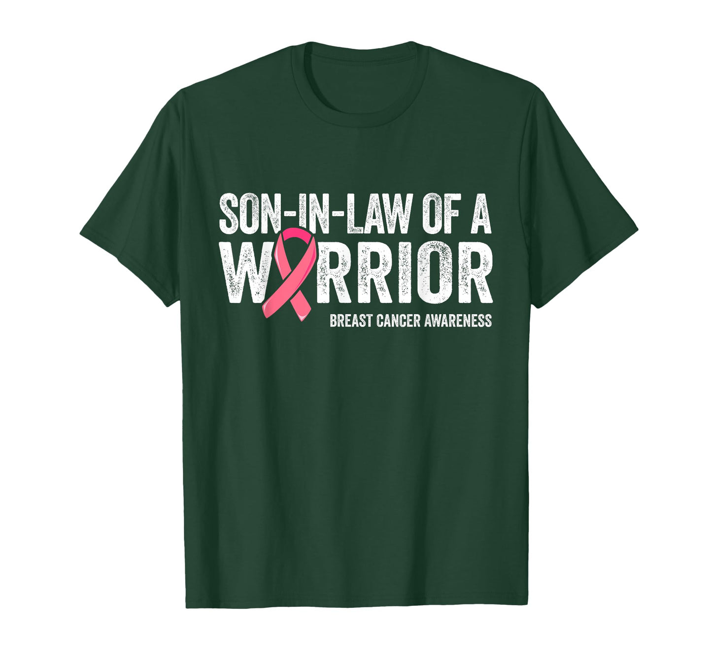 Son In Law Of A Warrior Shirt, Women Mom Breast Cancer Mom T-Shirt
