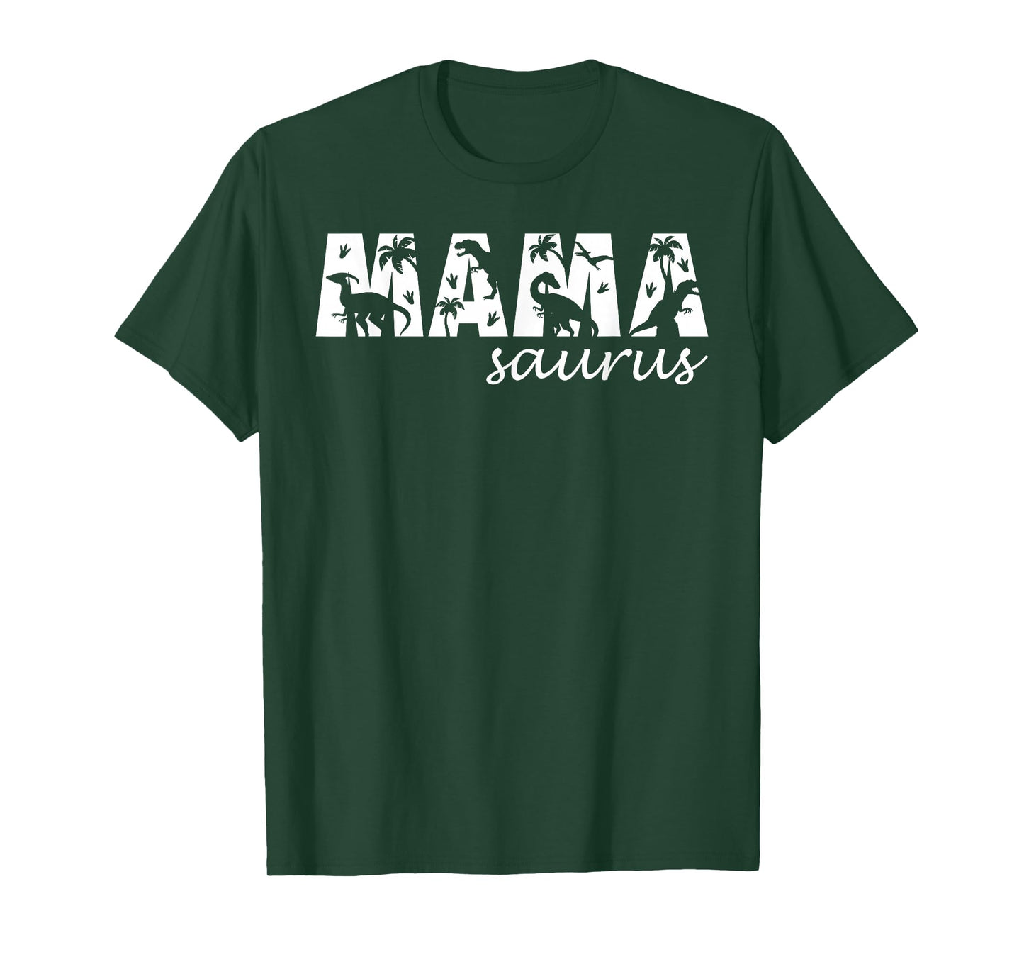 Mamasaurus T Rex Dinosaur Mama Saurus Mom Family Matching T-Shirt