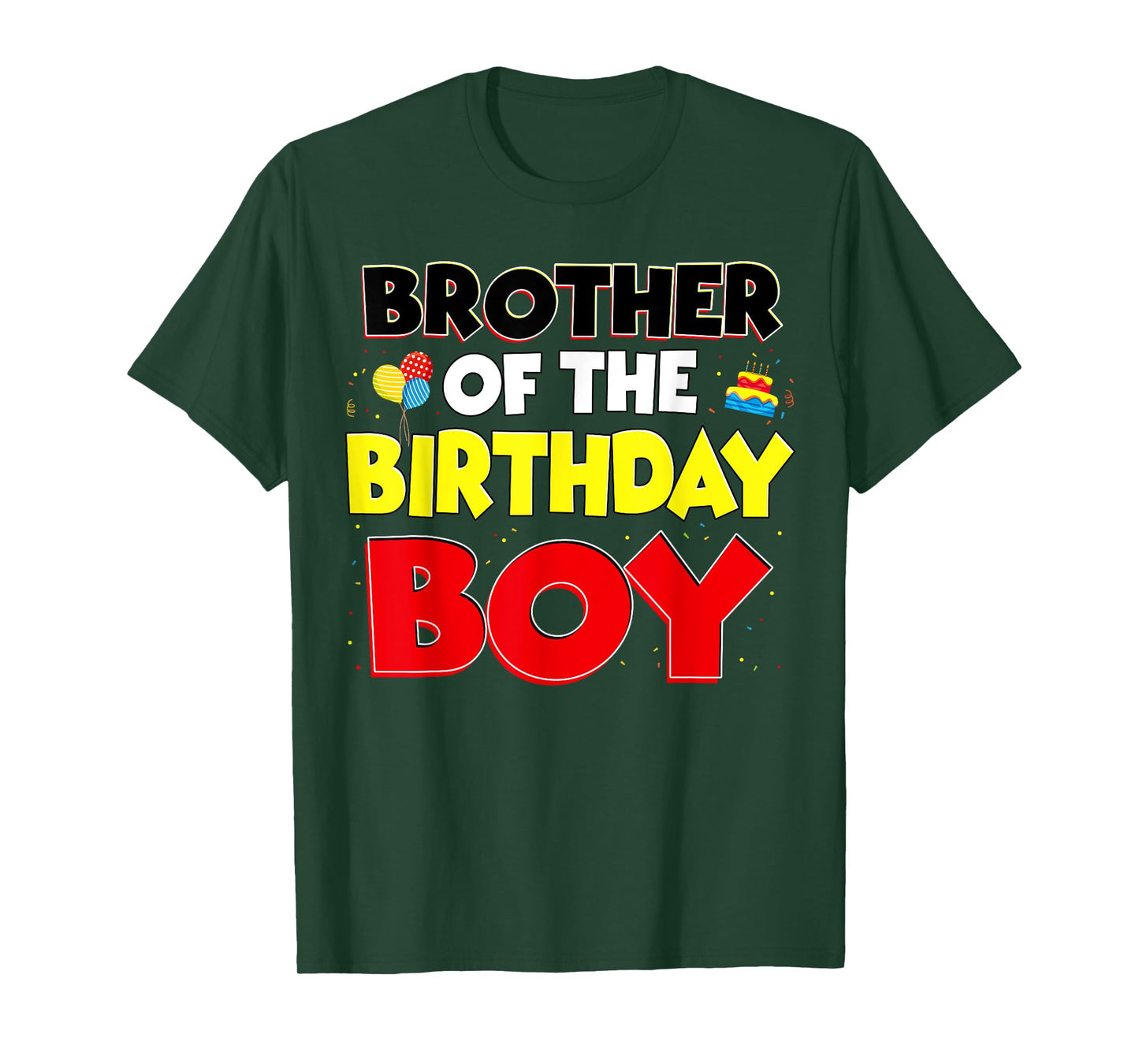 Brother Of The Birthday Boy Family Birthday Party Outfit T-Shirt