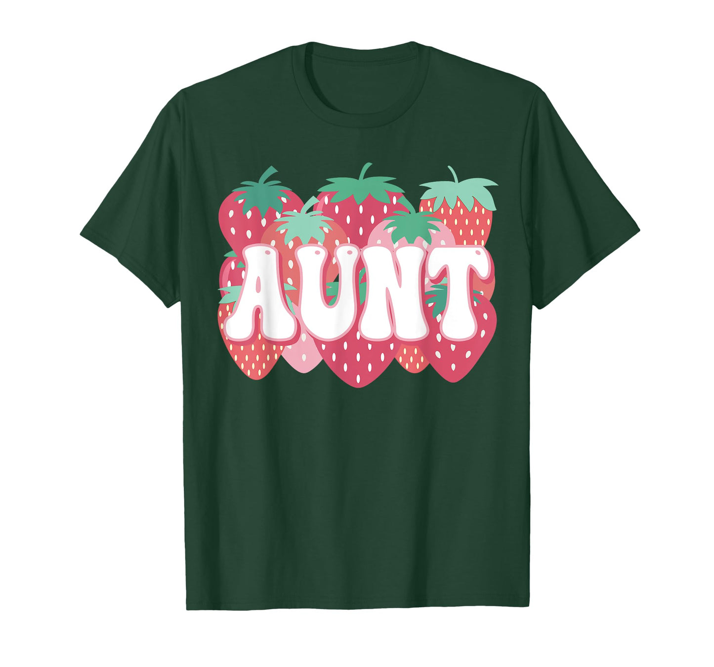Aunt Of The Berry First Birthday Strawberry Family Party T-Shirt