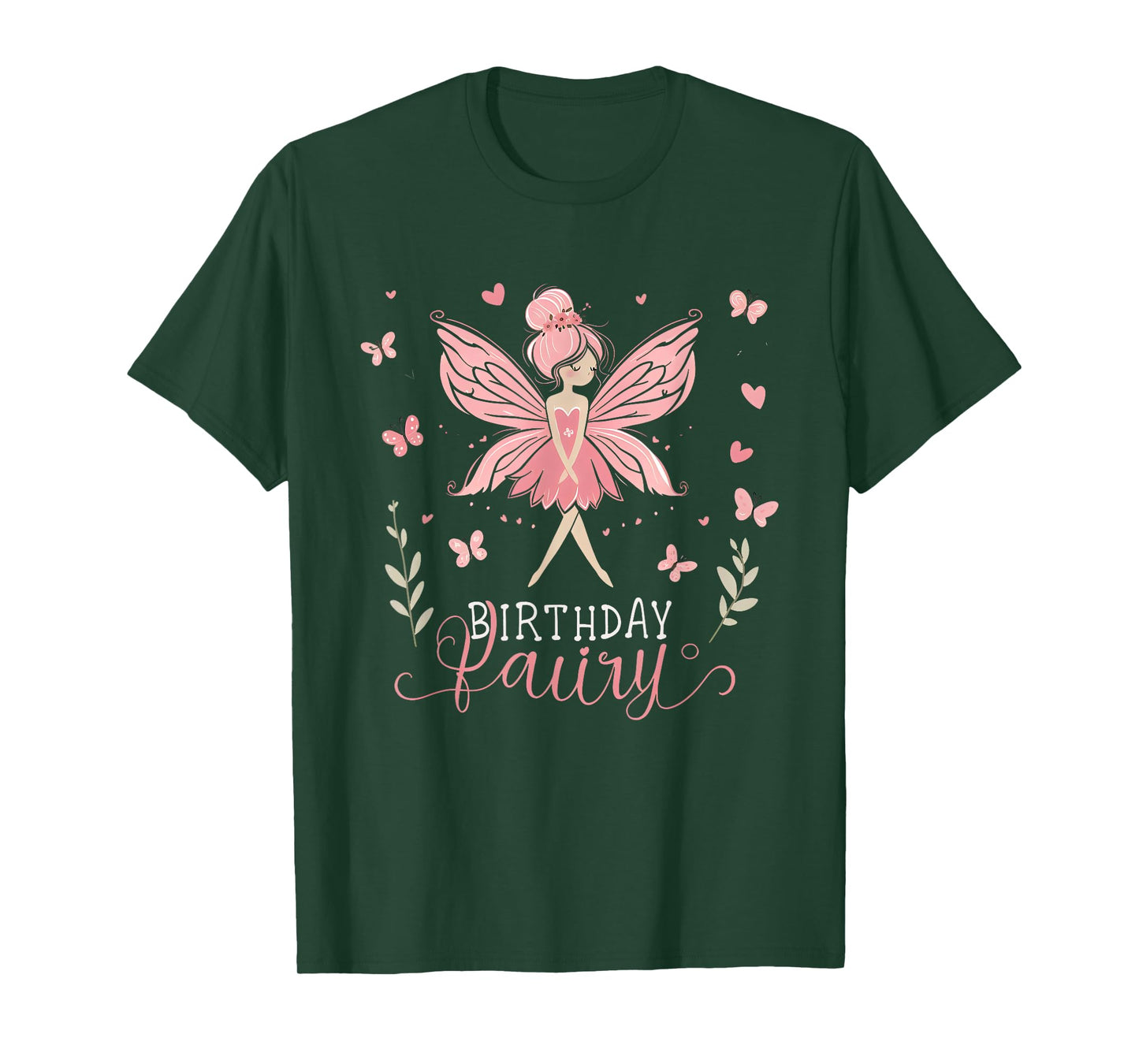 Birthday Fairy Kids Bday Matching Family Cute T-Shirt