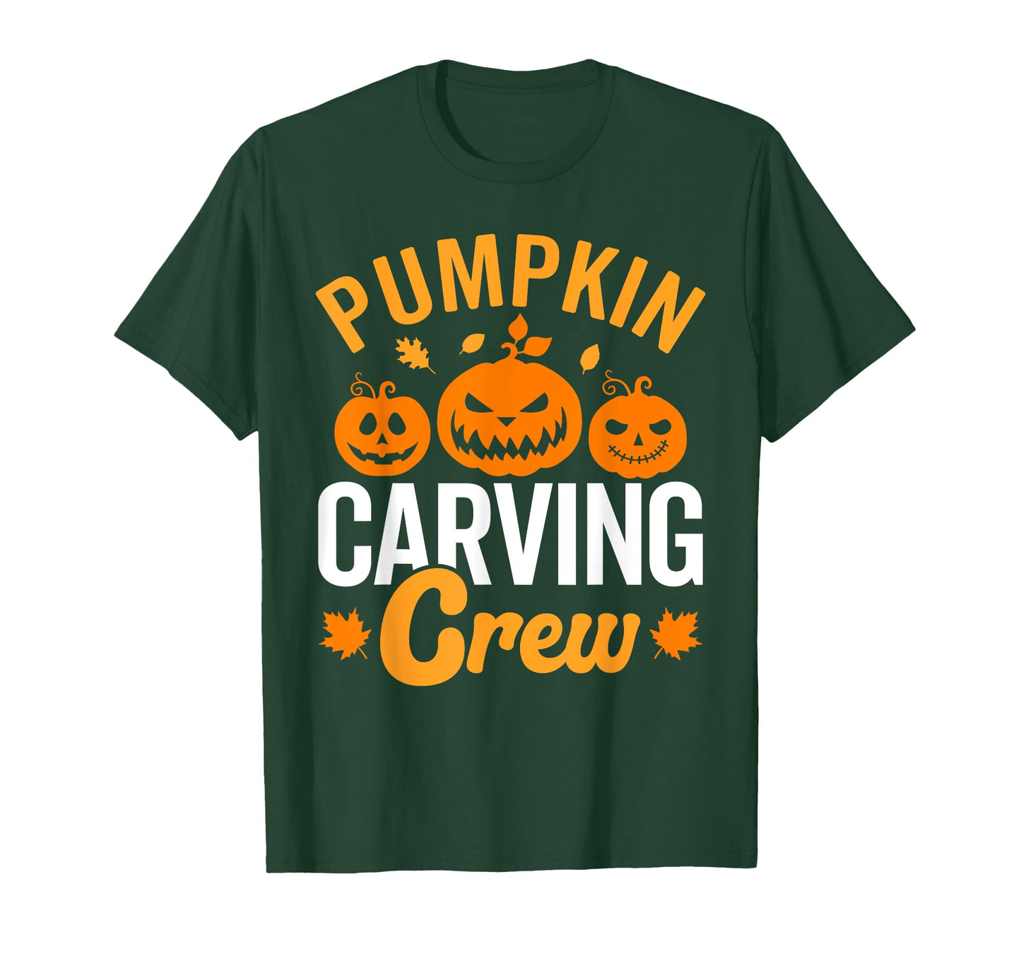 Pumpkin carving crew, family matching pumpkin head Halloween T-Shirt