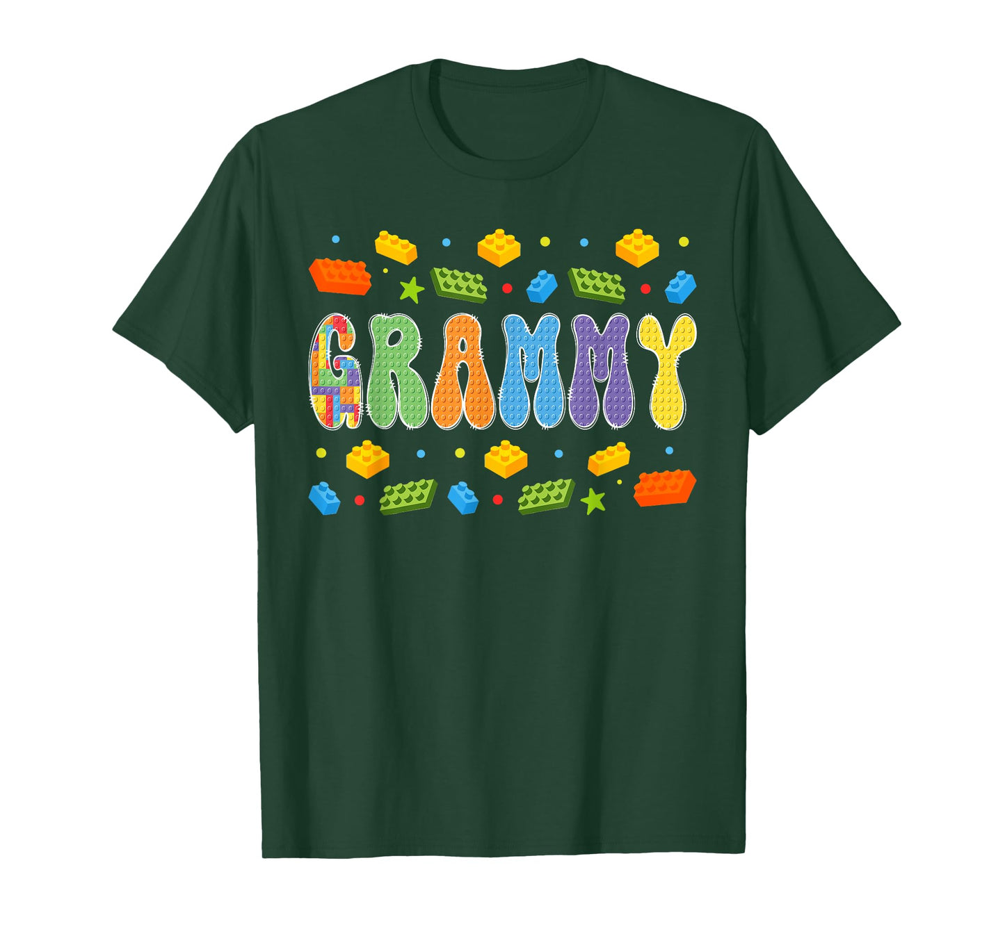 Grammy Building Bricks Block Master Builder Matching T-Shirt