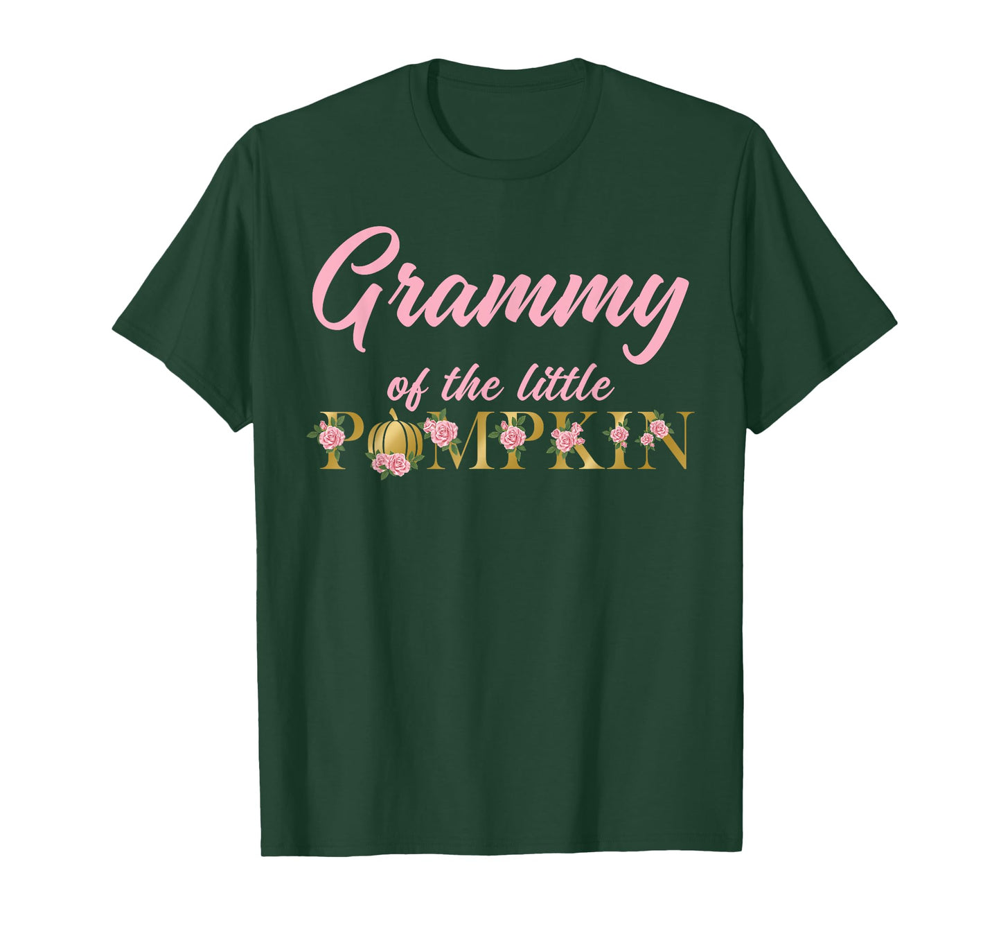 Grammy of Little Pumpkin First Birthday Autumn Pumpkin T-Shirt