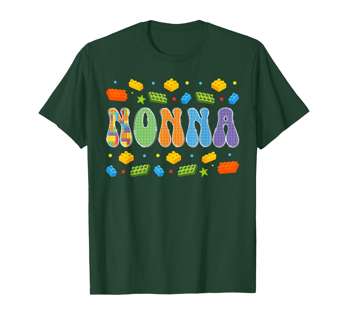 Nonna Building Bricks Block Master Builder Matching T-Shirt