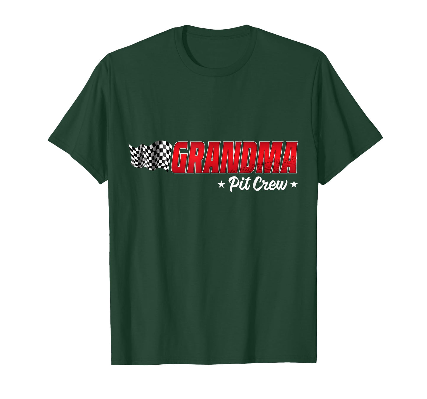 Grandma Pit Crew Race Car Birthday Family Racing Adult Women T-Shirt