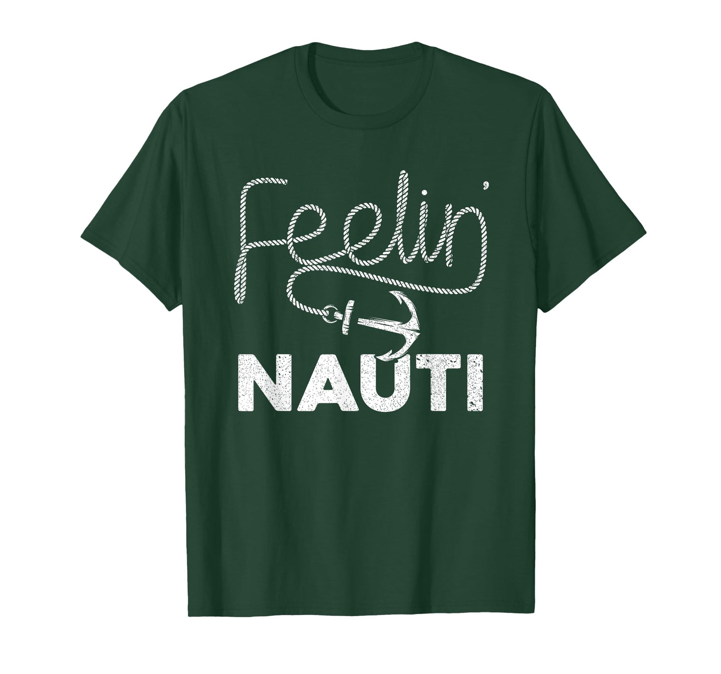 Cool Boating For Men Women Feeling Nauti Boat Captain Boater T-Shirt