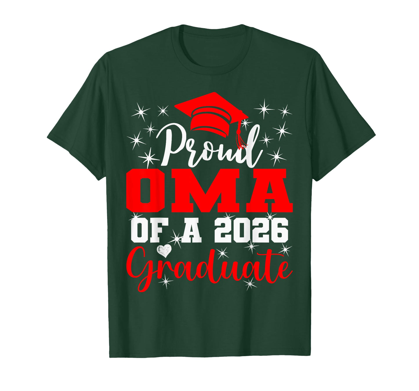 Super Proud OMA of 2026 Graduate Senior Graduation Family T-Shirt
